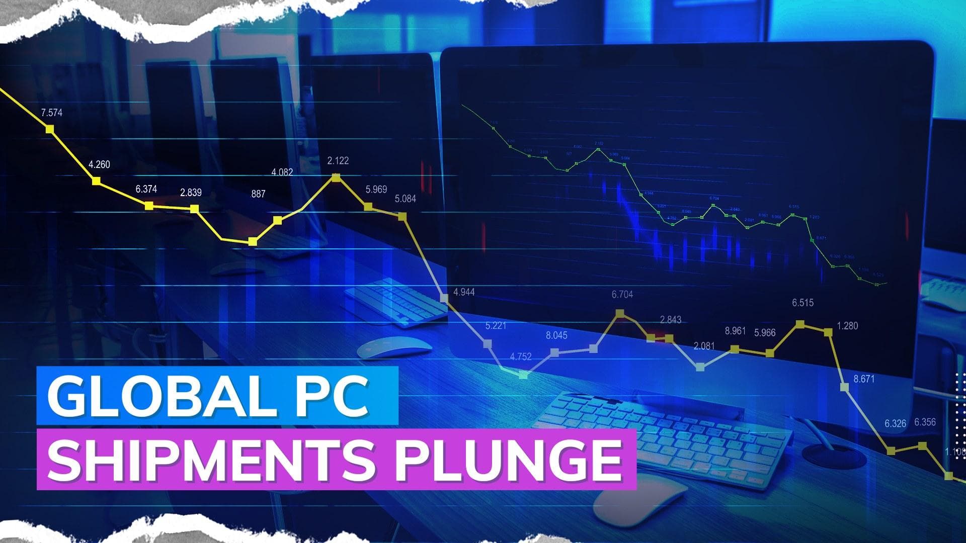 Global personal computer shipments plunge ; Apple reports steepest fall