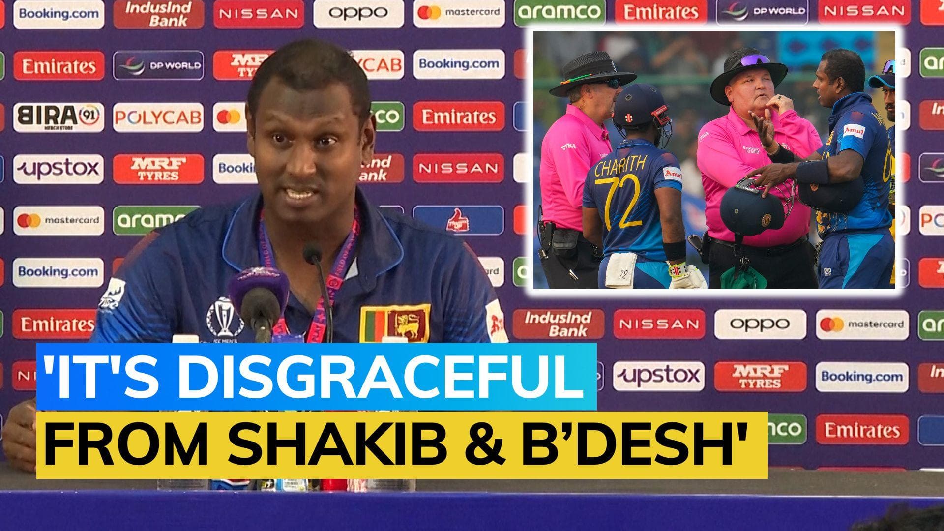 Watch! Angelo Mathews explosive press conference after being timed out | BAN vs SL | Cricket World Cup