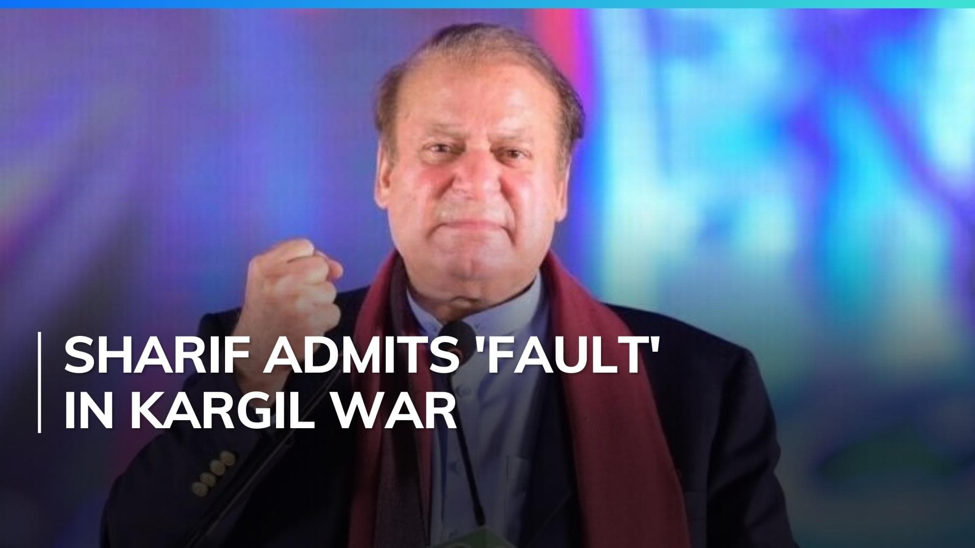 Nawaz Sharif says Pakistan 'violated' Lahore agreement with India in 1999