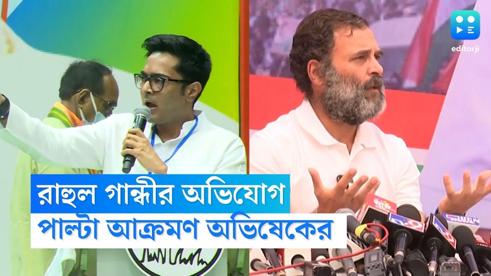 Abhishek attacks Rahul: বিজেপিকে জেতাতেই বাংলার বিধানসভা নির্বাচনে লড়েছিল কংগ্রেস? রাহুলের পাল্টা অভিষেক