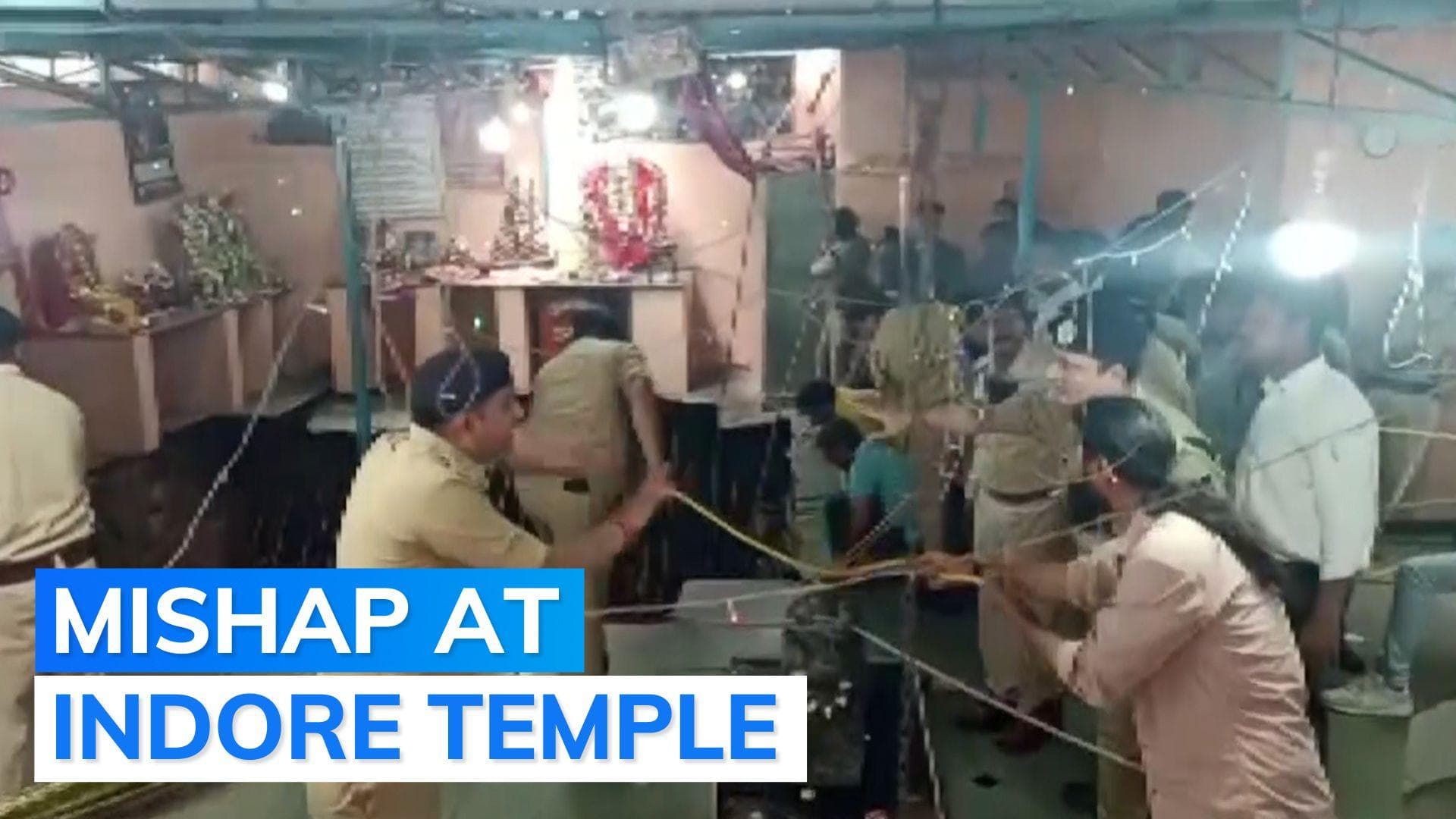 25 people trapped in temple after stepwell collapses in Indore