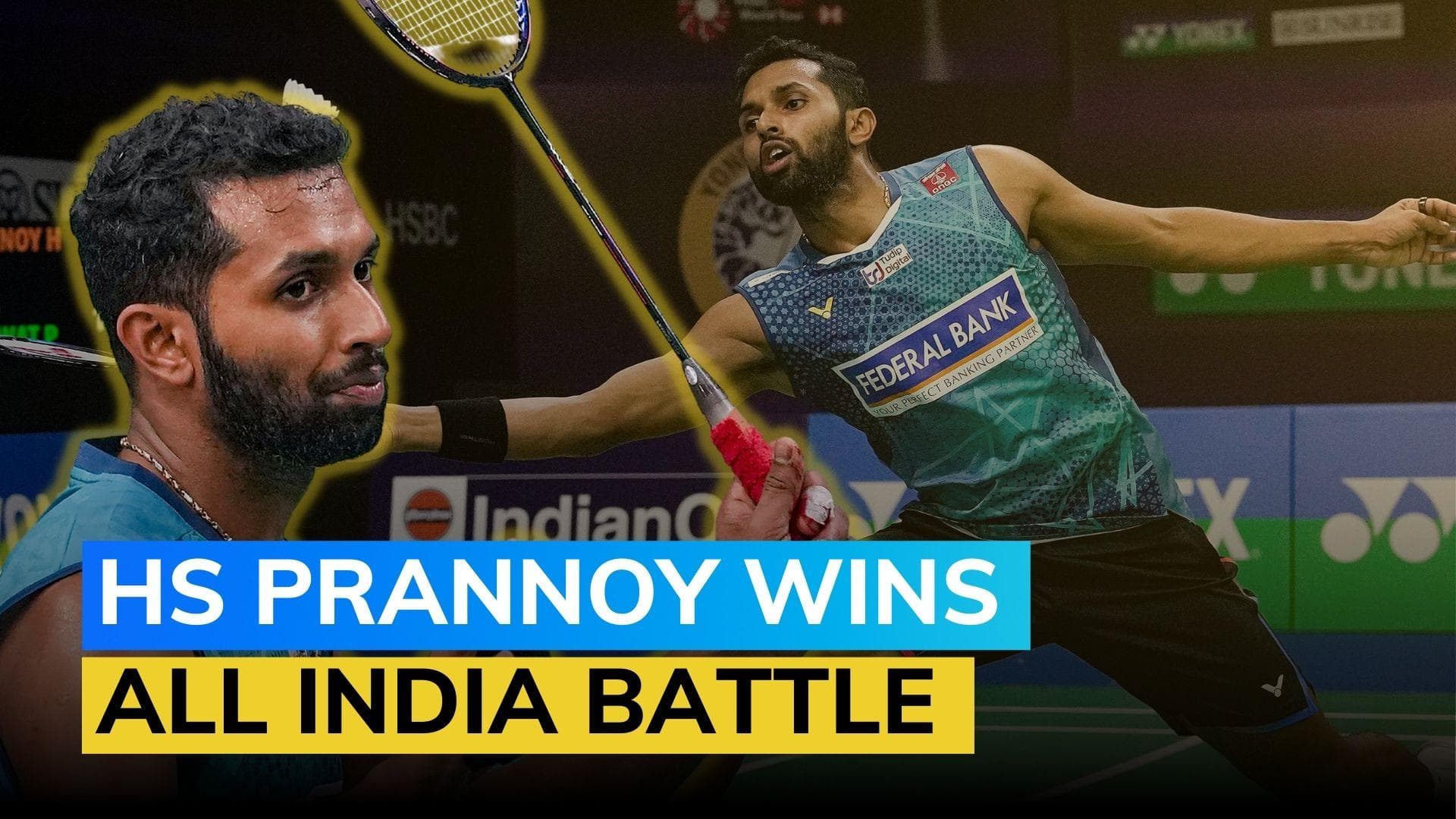 HS Prannoy, Satwik-Chirag sail into quarterfinals of India Open Super 750 badminton tournament