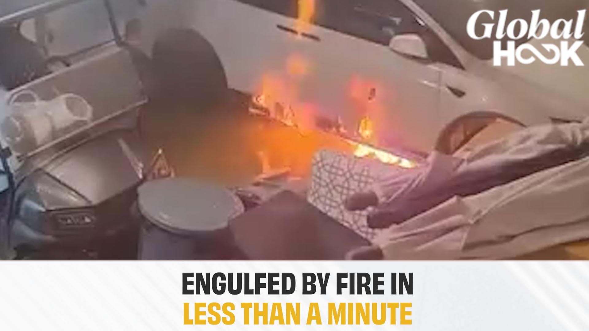 Hurricane Helene: Video Shows Tesla Erupting Into Flames in Flooded Florida Garage