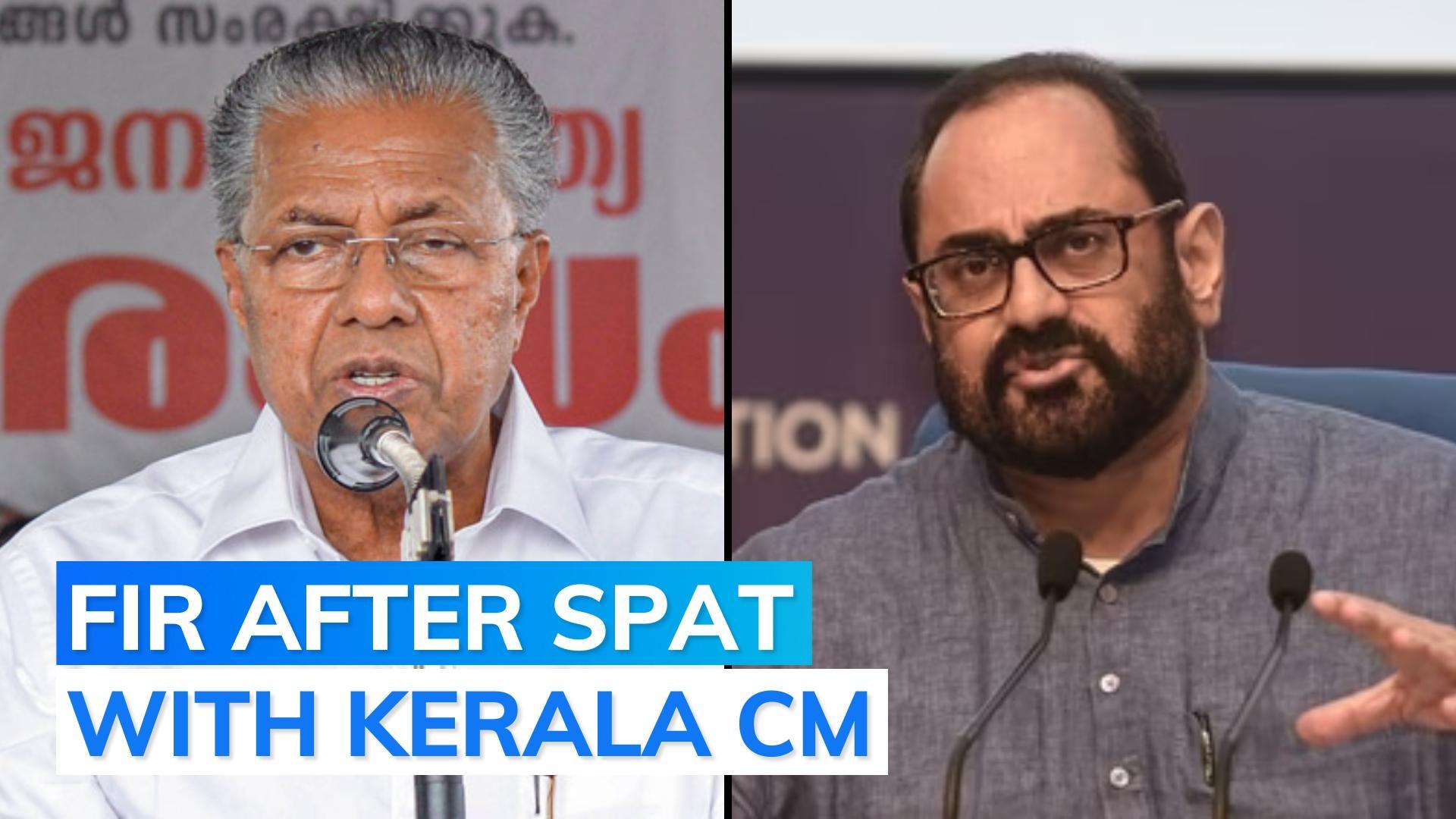 Kerala police registers case against MoS Rajeev Chandrasekhar for controversial remarks