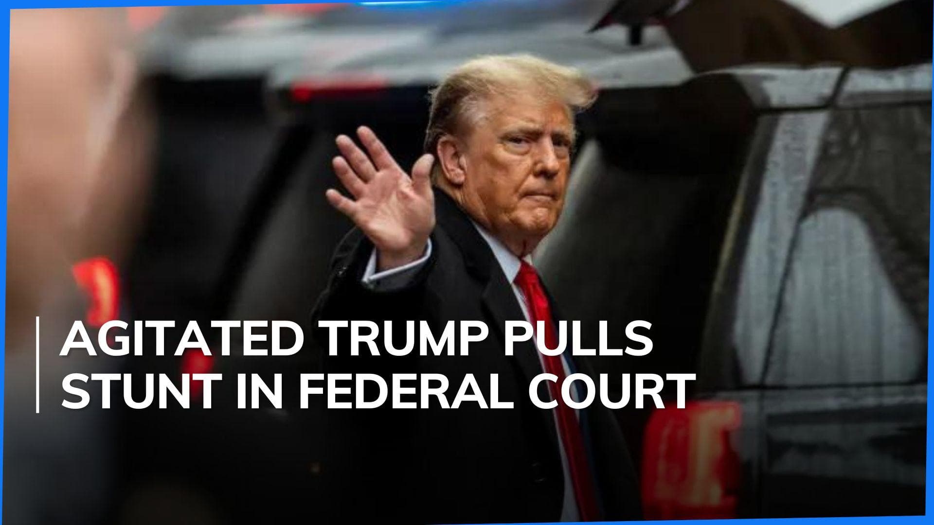 Donald Trump abruptly walks out of his defamation trial