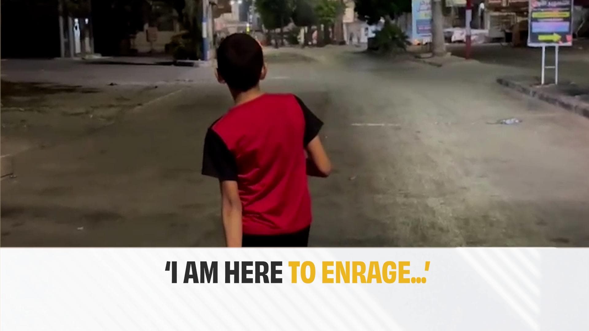 West Bank Raids: Boy Plays Loud Music On Empty Streets To Bother Israeli Forces