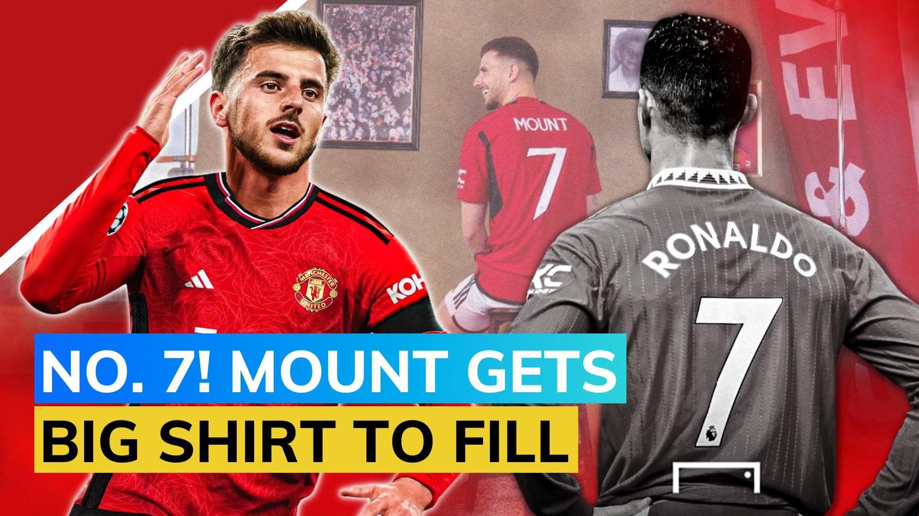 Manchester United give Cristiano Ronaldo's shirt to Mason Mount