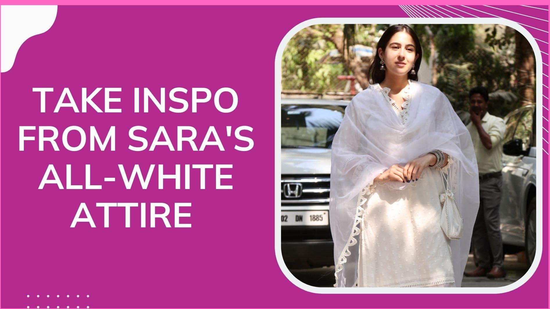 Watch out for Sara Ali Khan giving a major fashion Indian Ethnic Summer goal in white 