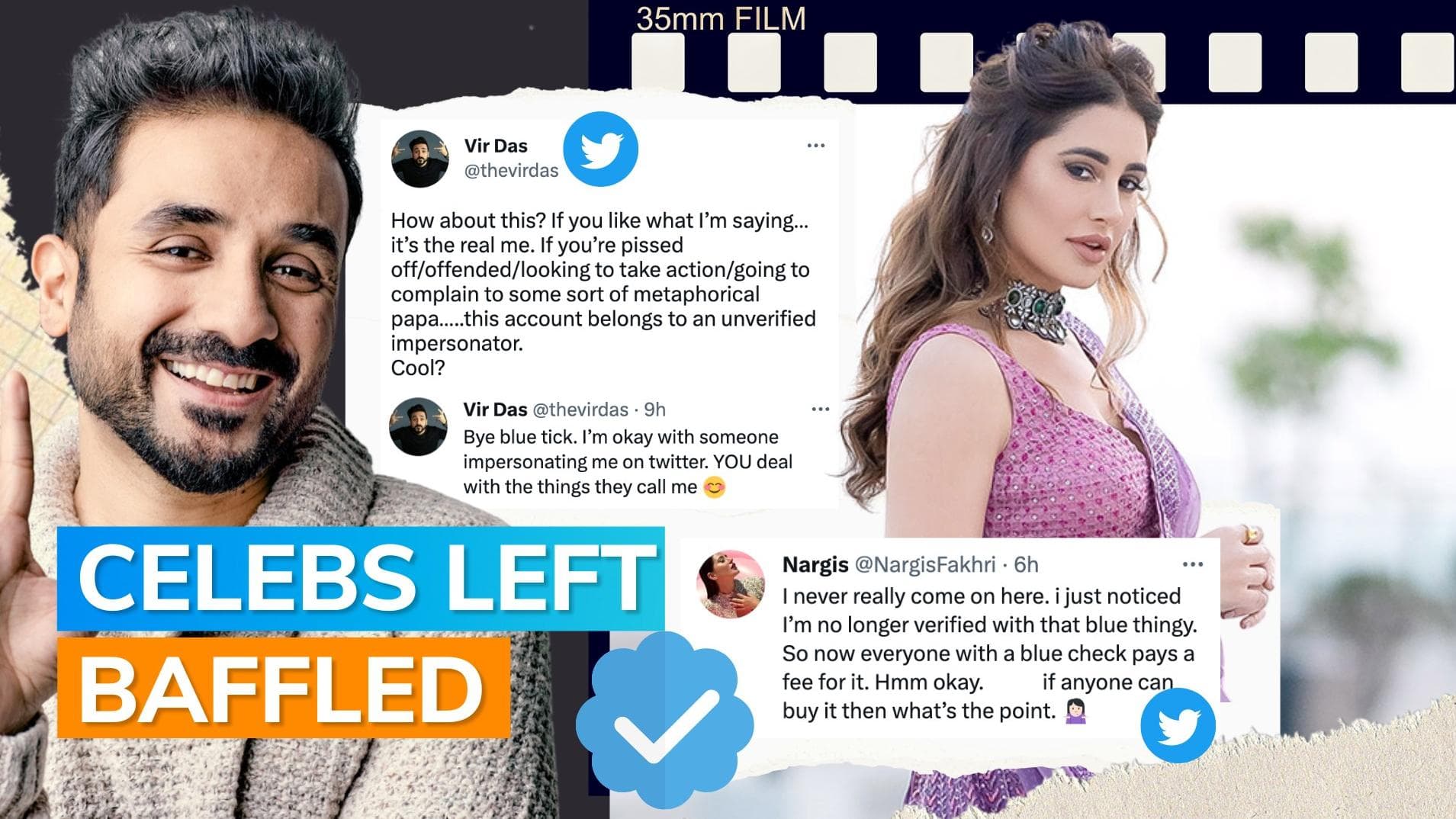 Vir Das, Nargis Fakhri, and more stars react to losing blue tick on Twitter