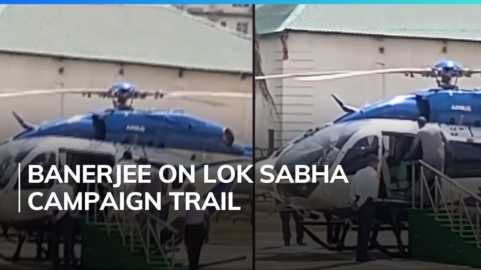 Mamata Banerjee trips and falls while boarding helicopter, injured | Lok Sabha 2024