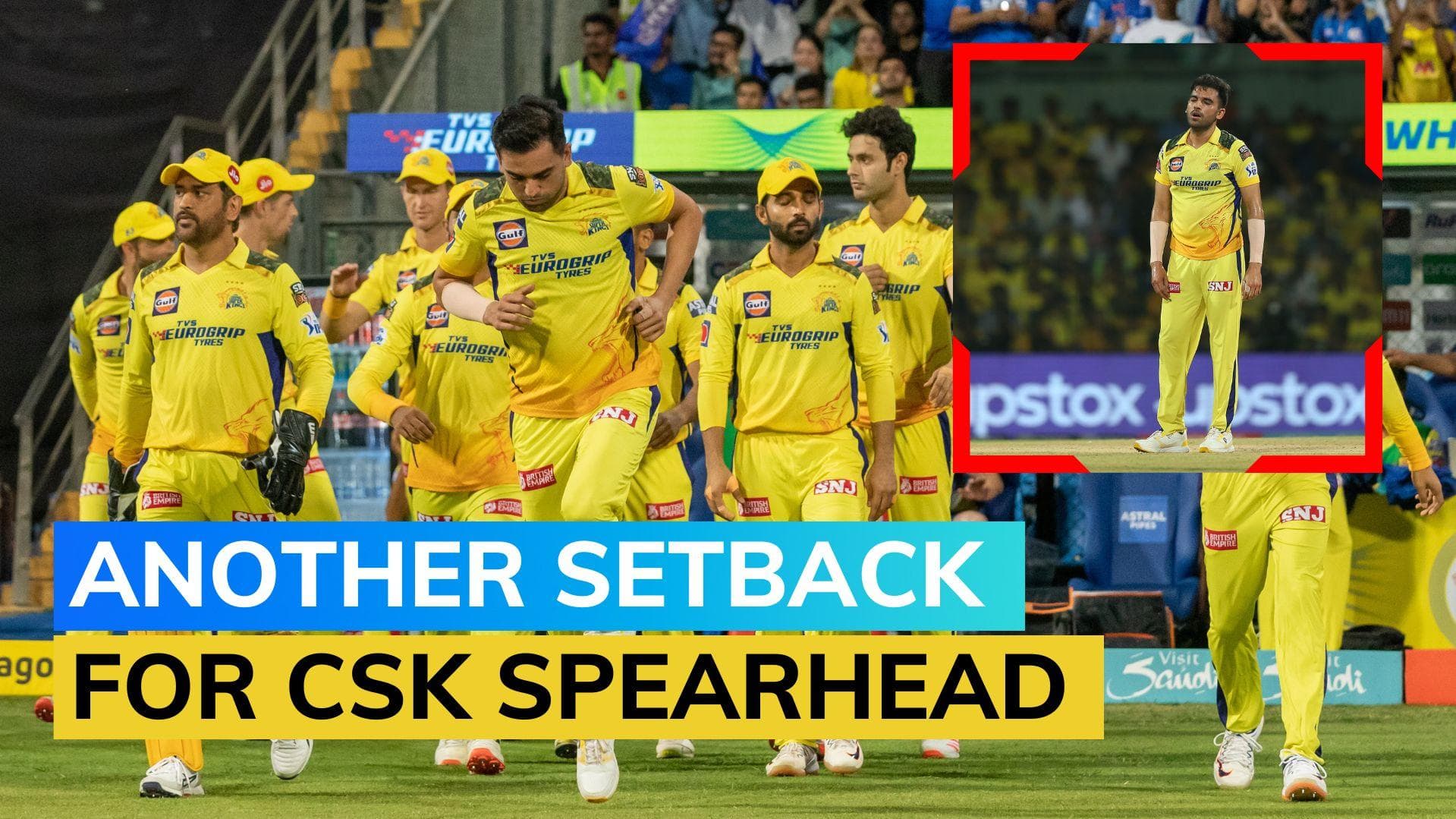 IPL 2023: MI vs CSK - Deepak Chahar out with injury once again?