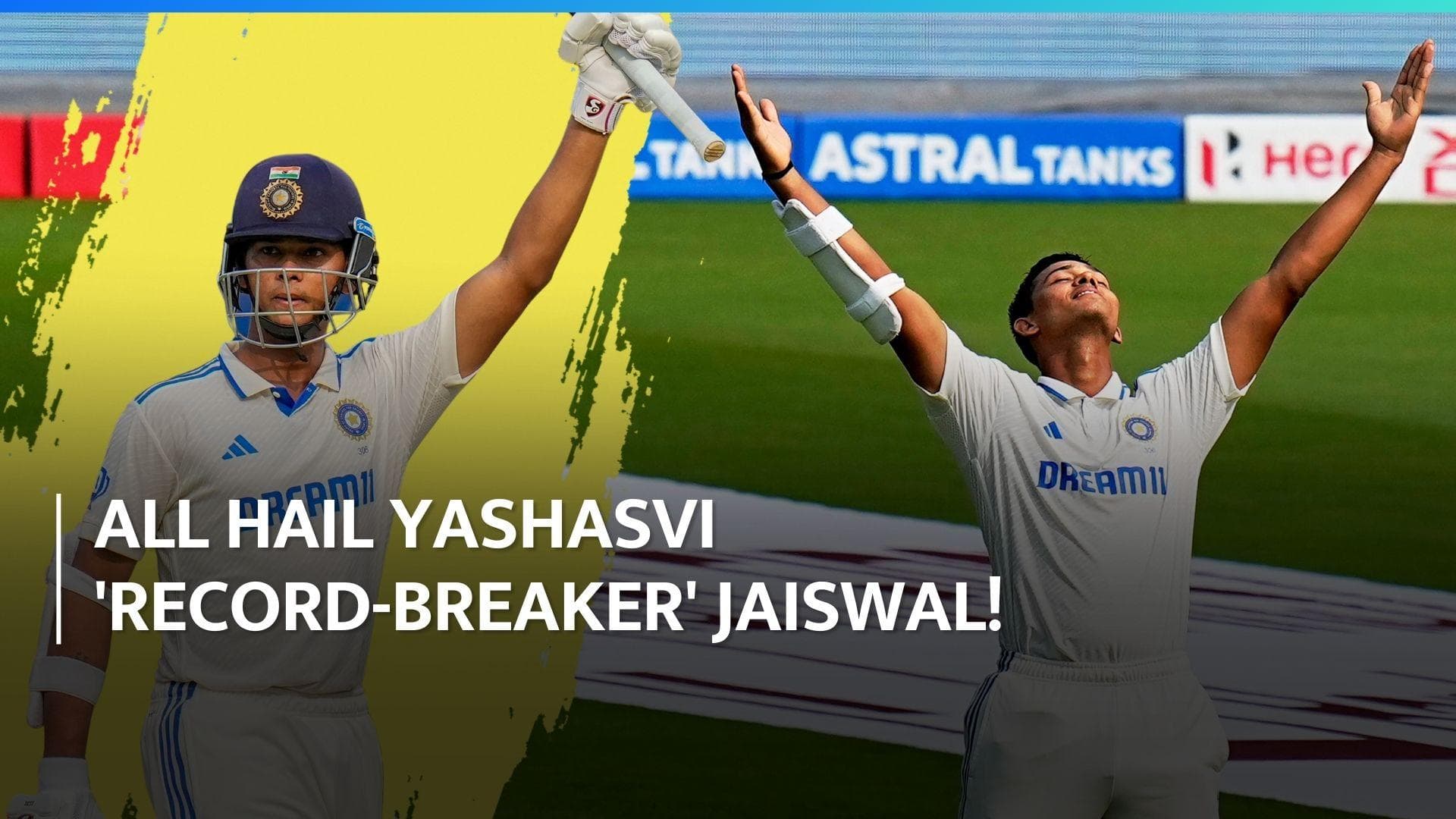 IND vs ENG: Yashasvi Jaiswal creates history, scores scintillating double-century in 2nd Test