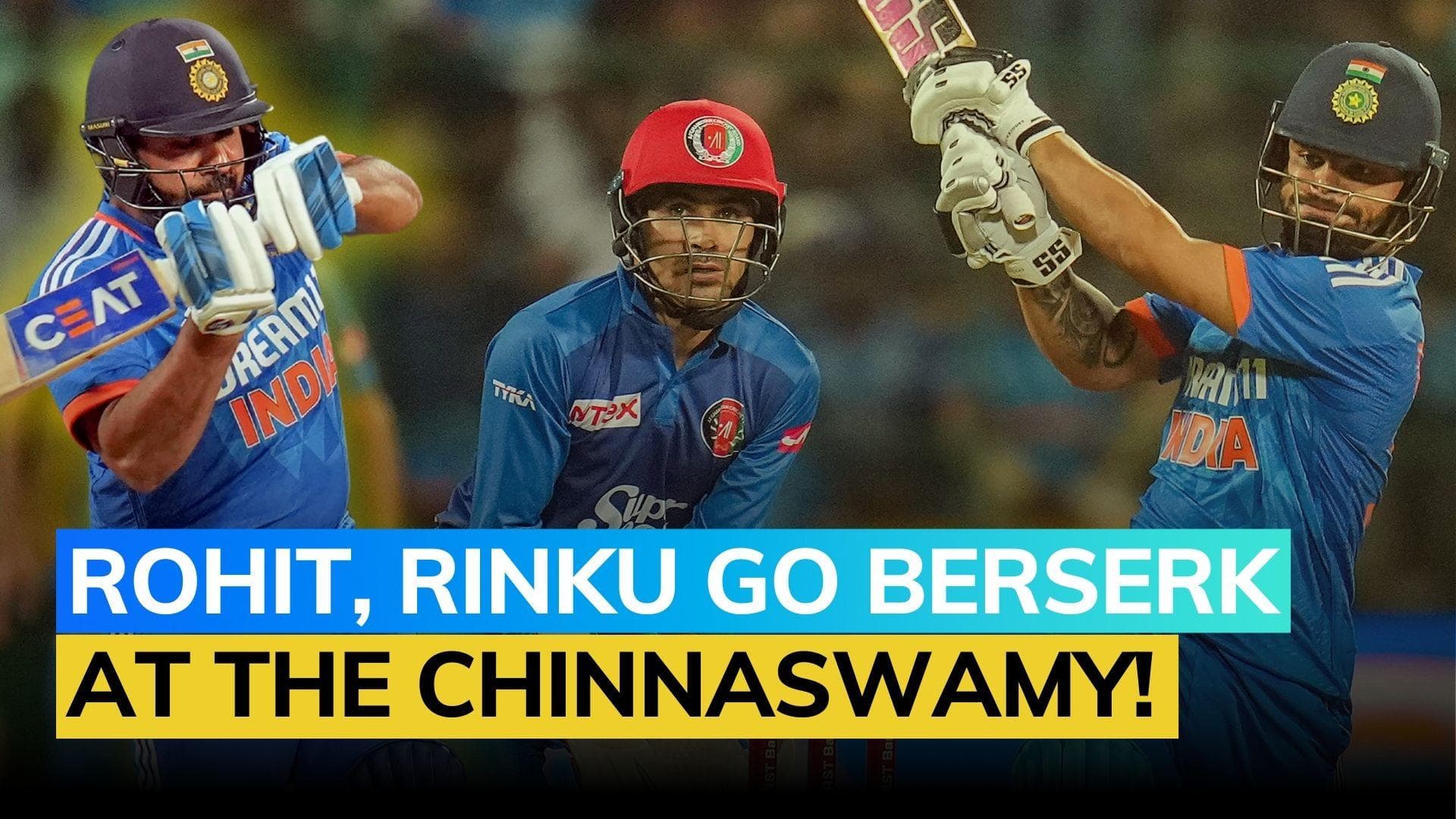 IND vs AFG, 3rd T20I: Rohit Sharma smashes 5th T20I hundred, rescues India together with Rinku Singh