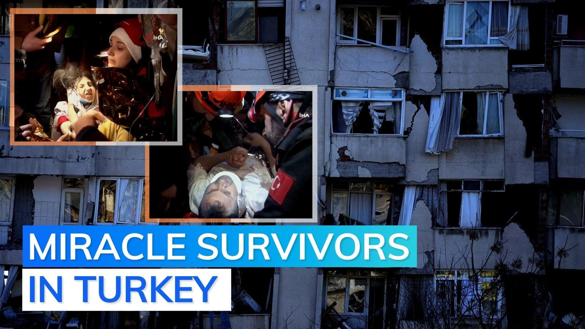 Turkey quake: Man, his daughter & a woman rescued after over 72 hours