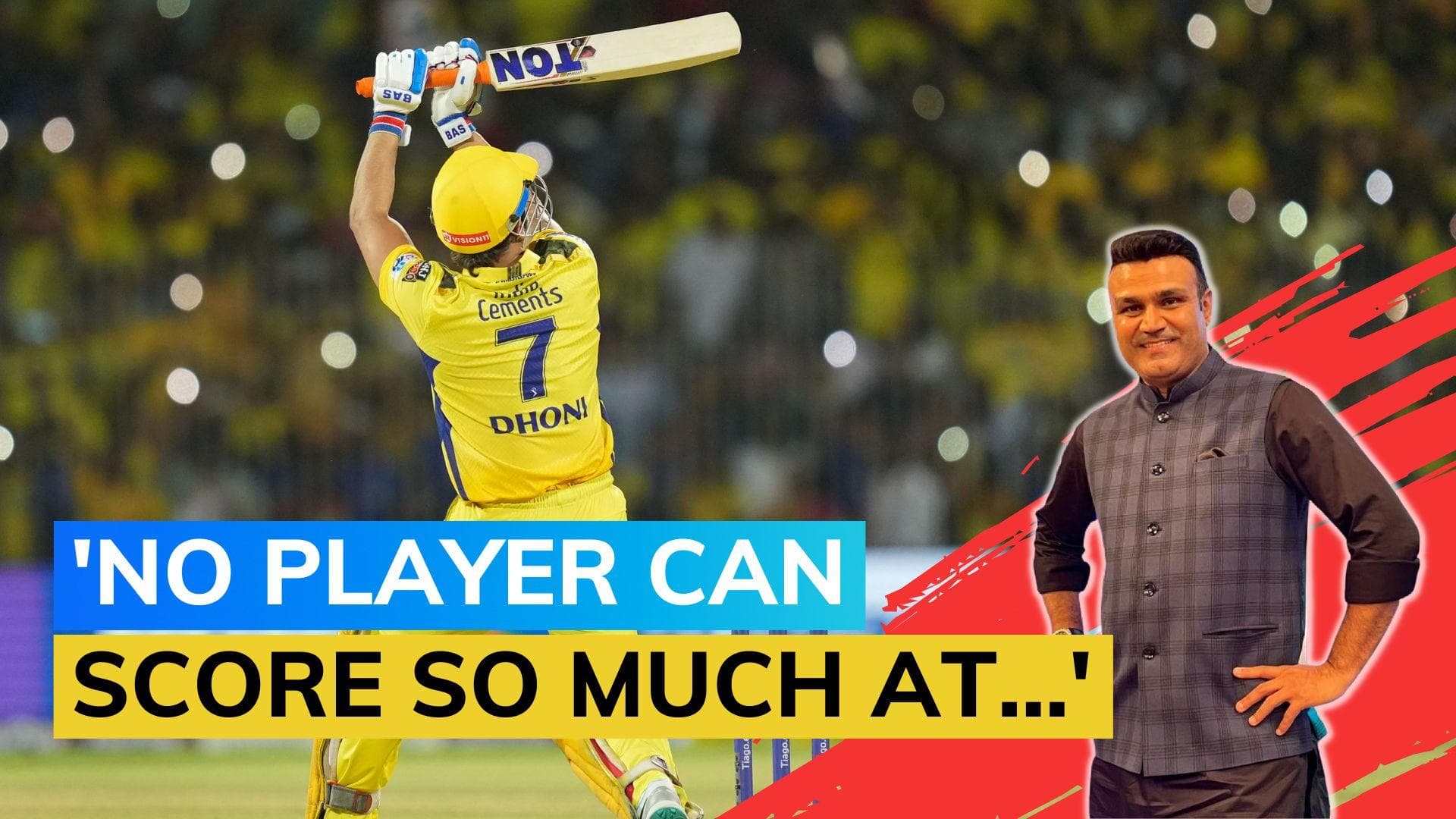 IPL 2023: Virender Sehwag speaks highly of MS Dhoni after his 2 sixes vs LSG