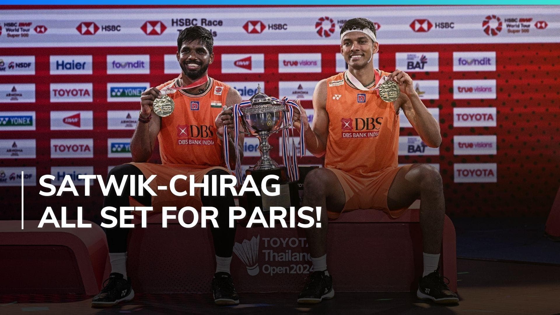 Satwiksairaj Rankireddy and Chirag Shetty win Thailand Open title
