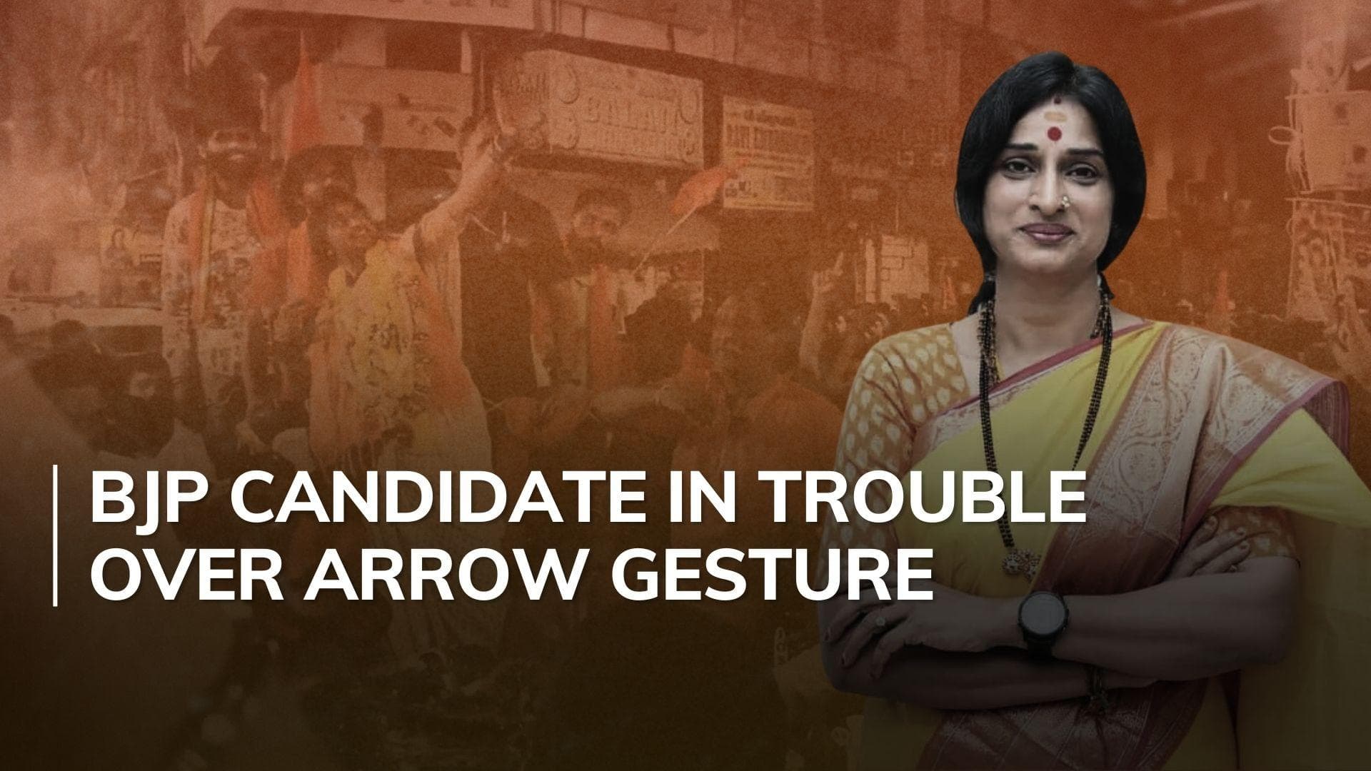 BJP's Hyderabad candidate Madhavi Latha booked for hurting religious sentiments