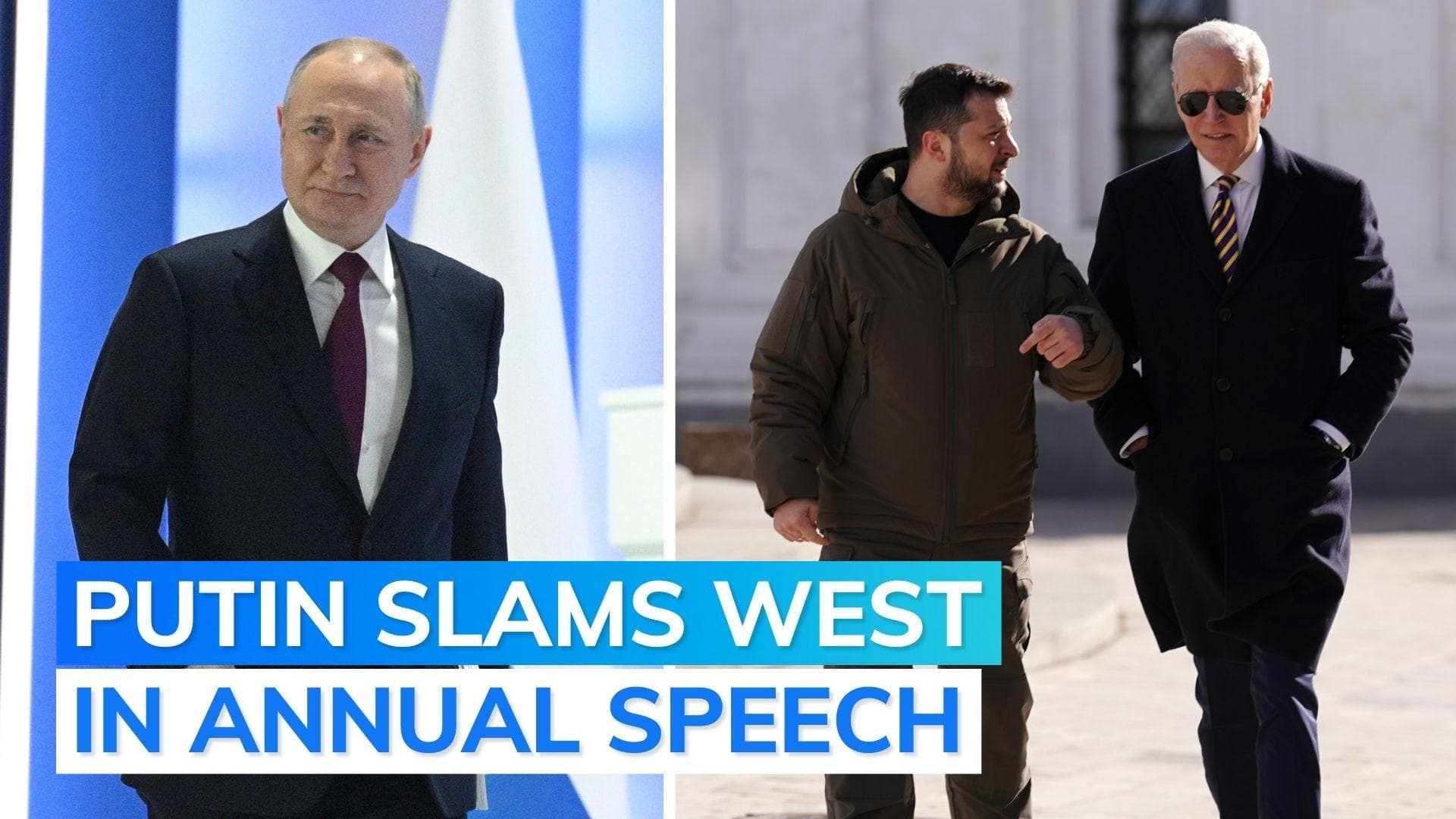 Day after Biden's Kyiv visit, Vladimir Putin accuses West of 'escalating Ukraine situation' 