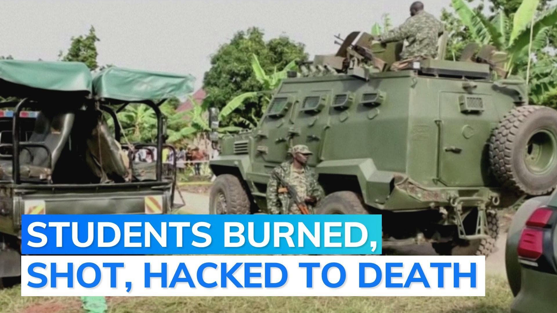 Shocking rebel attack on Ugandan school near Congo border, 41 dead