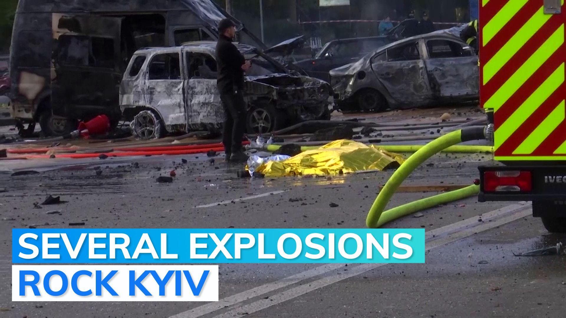 Kyiv attacked by 'kamikaze drones', claims Ukraine