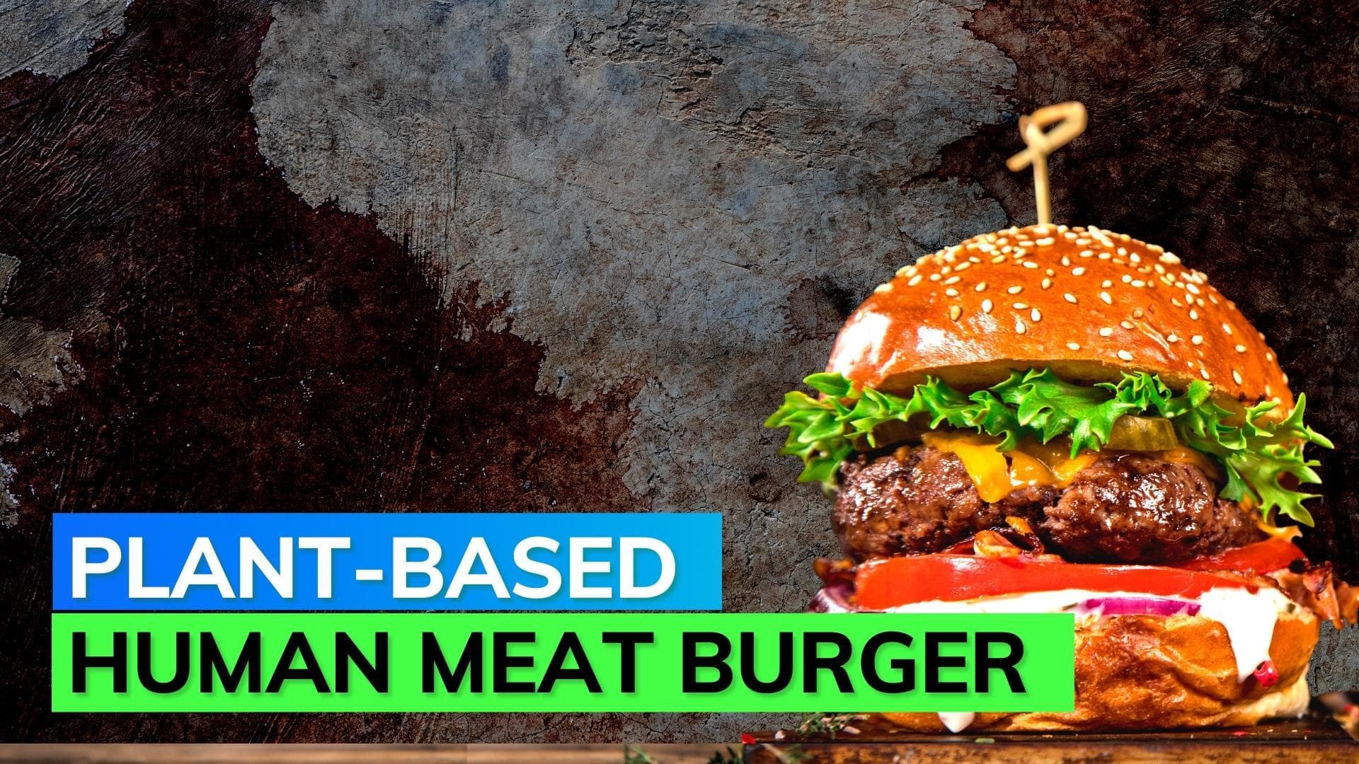 Would you like to eat human meat burgers? Don’t worry guys, it’s plant-based!