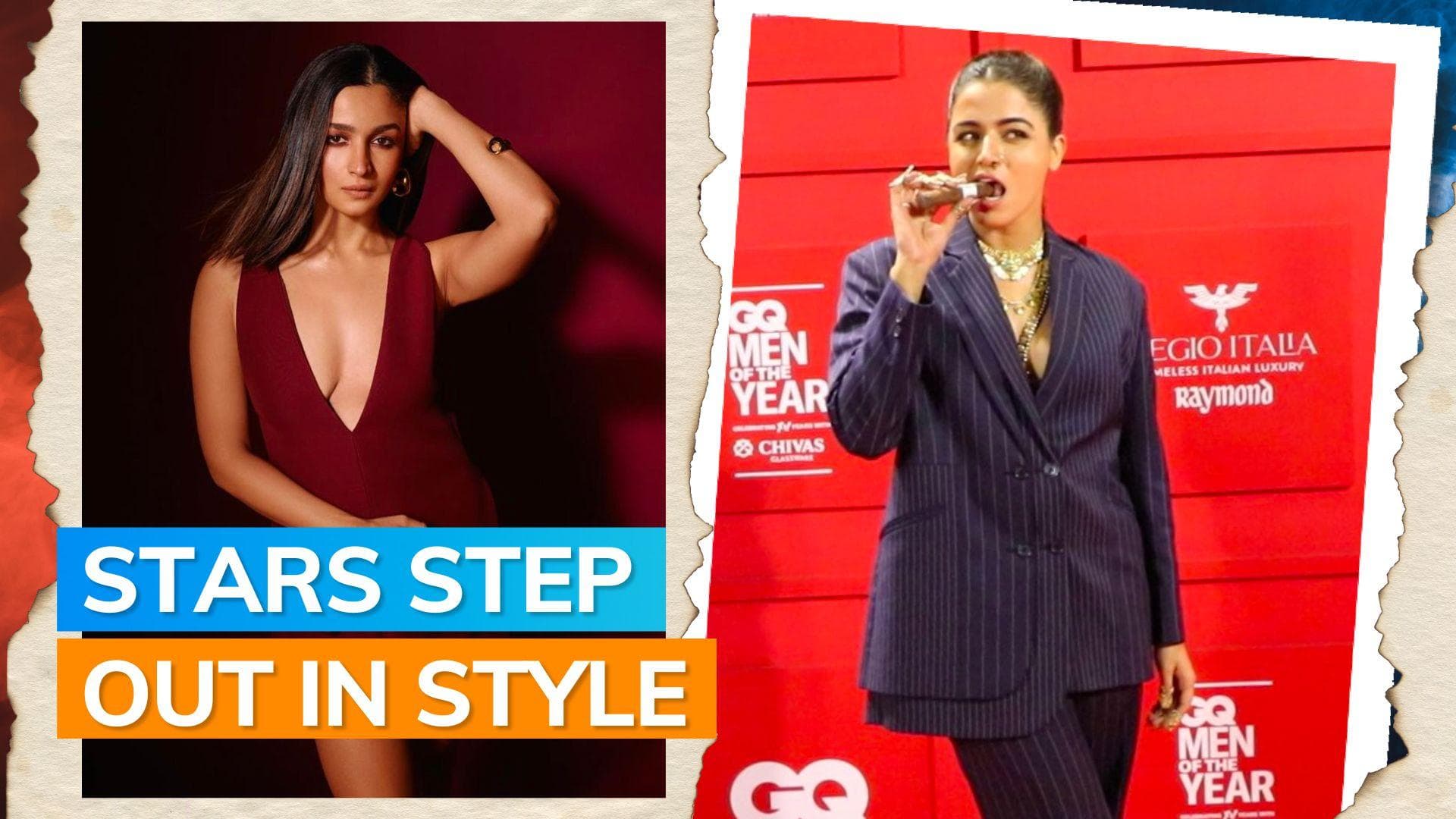 GQ event: Alia Bhatt dismisses 'Aalu ji' tag by paparazzi; Wamiqa Gabbi arrives with ‘chocolate cigar'