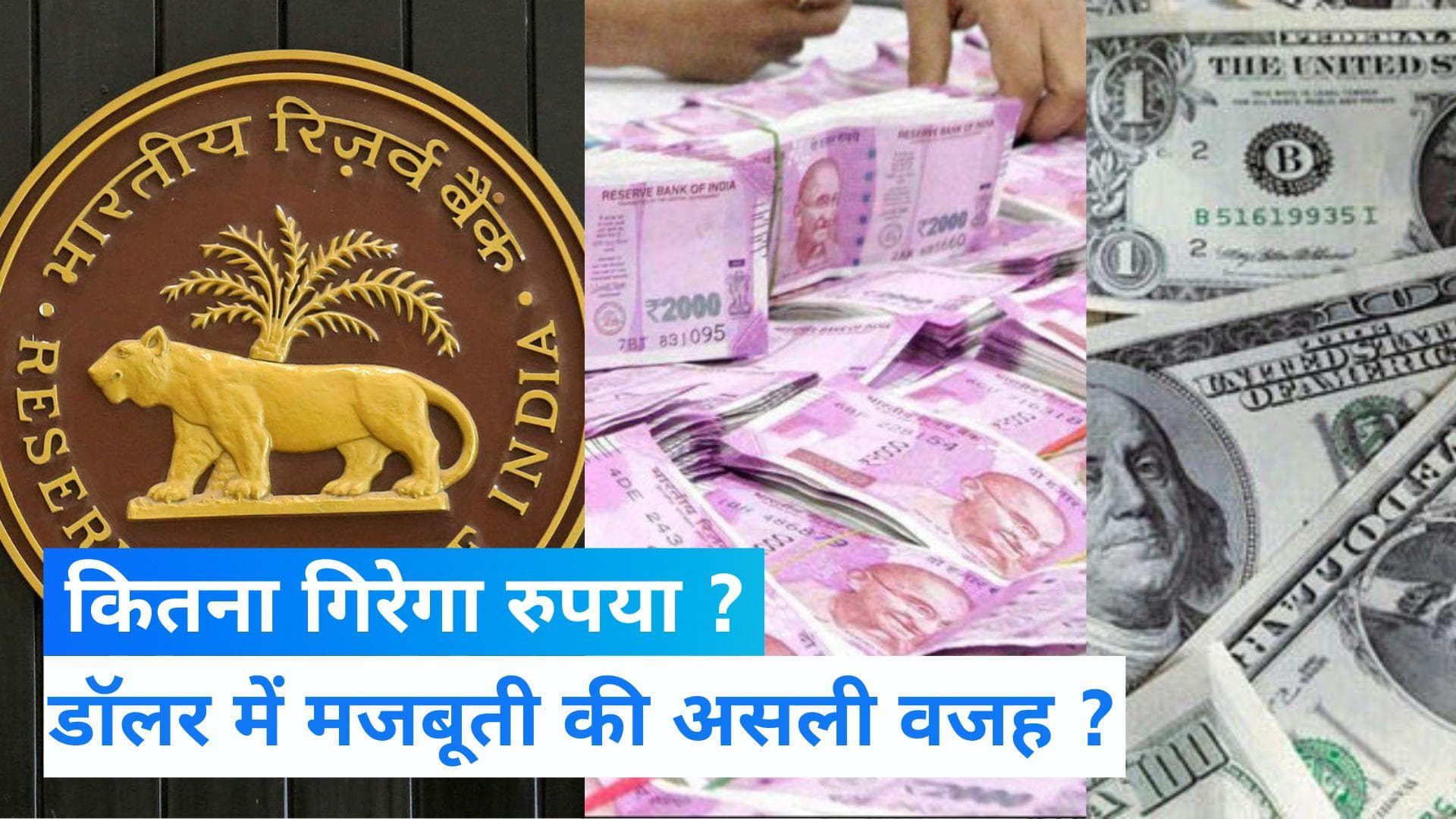 Dollar Vs Rupee : अब तक के सबसे निचले स्तर पर पहुंचा रुपया, गिरने का बनाया नया रिकॉर्ड 