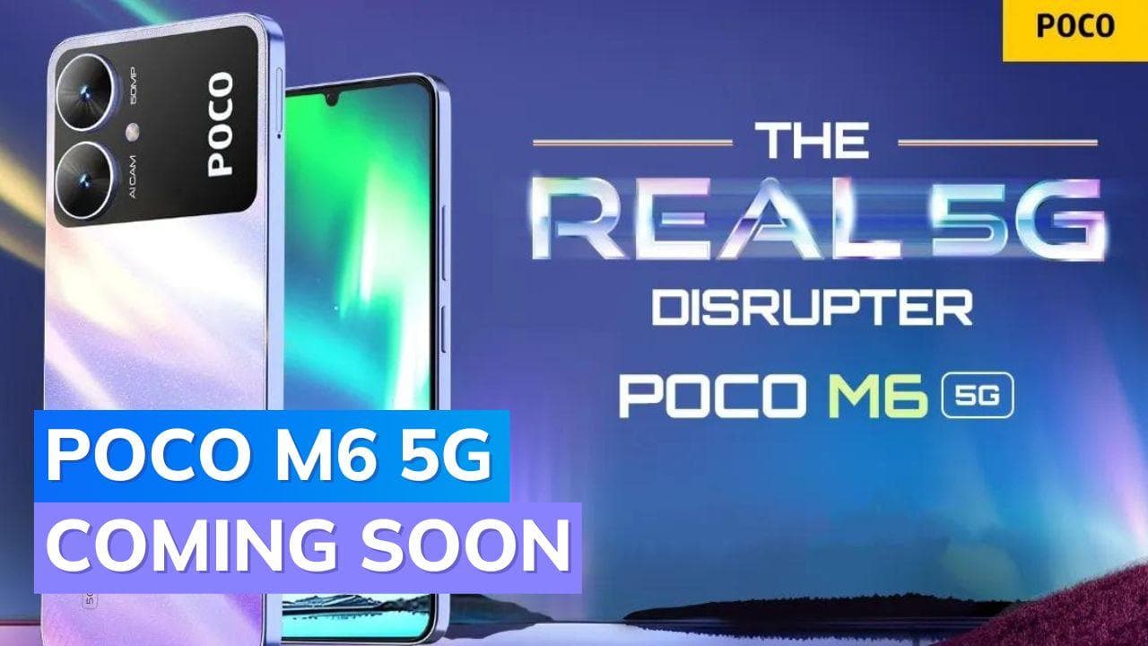 Poco M6 5G launching in India on December 22: Likely to be the most affordable 5G smartphone