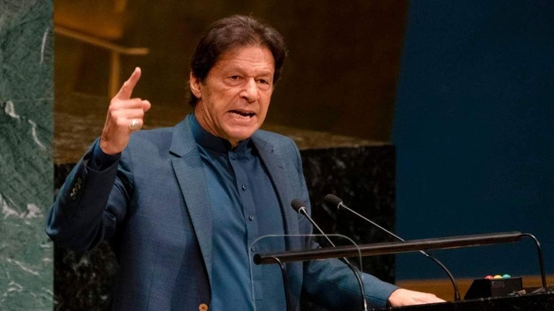 Imran Khan: UNGA में इमरान खान ने उठाया कश्मीर का मुद्दा, बहाए घड़ियाली आंसू