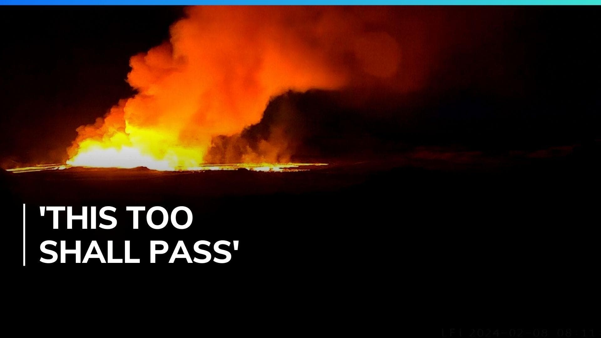 Icelandic volcano erupts for third time in two months | Watch