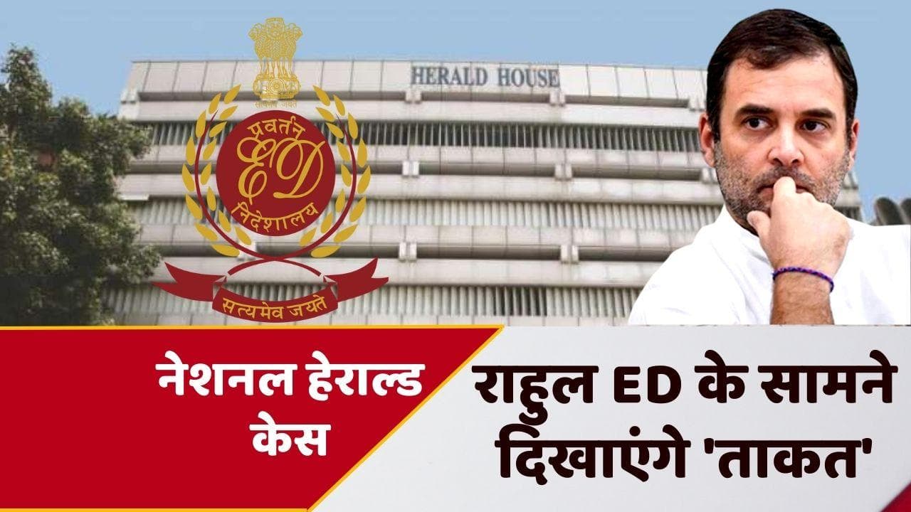 National Herald Case: हाथ जोड़कर SIT के सामने पेश हुए थे मोदी, राहुल दिखाएंगे 'शक्ति प्रदर्शन'!