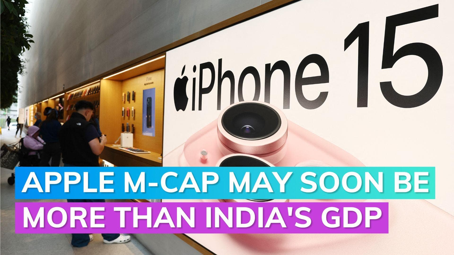 Apple's market cap surpasses France and Italy's economies, on track to potentially exceed India's GDP