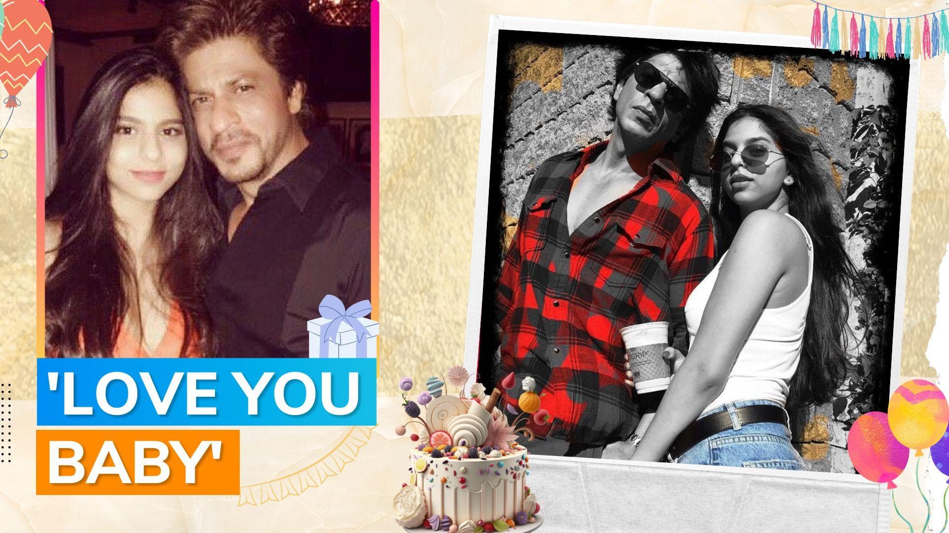 Shah Rukh Khan wishes Suhana Khan on her 23rd birthday: ‘Today is the day to get your Happy On’