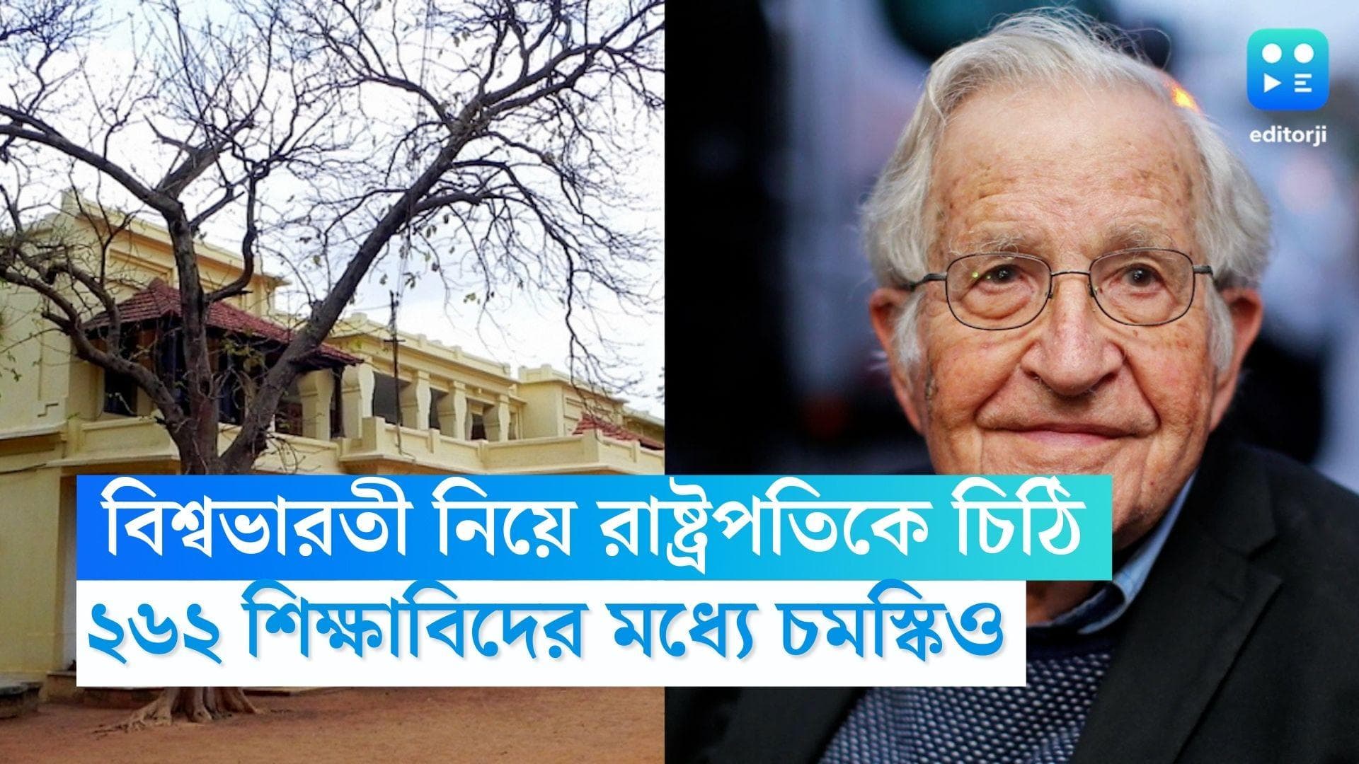 Visva Bharati: বিশ্বভারতী নিয়ে রাষ্ট্রপতিকে চিঠি বিশ্বের ২৬২ জন শিক্ষাবিদের, তালিকায় নোম চমস্কিও
