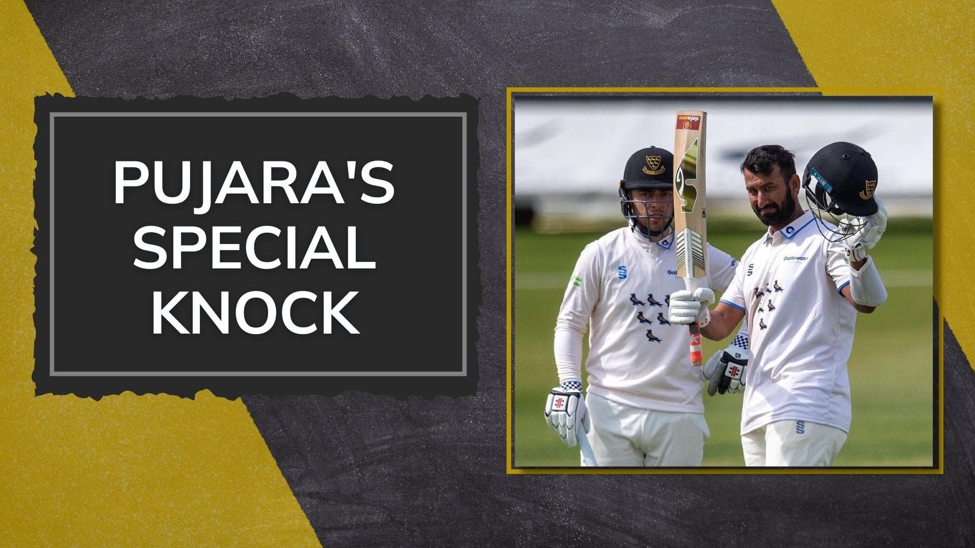 Cheteshwar Pujara hits unbeaten double ton on his debut for Sussex in County Cricket 