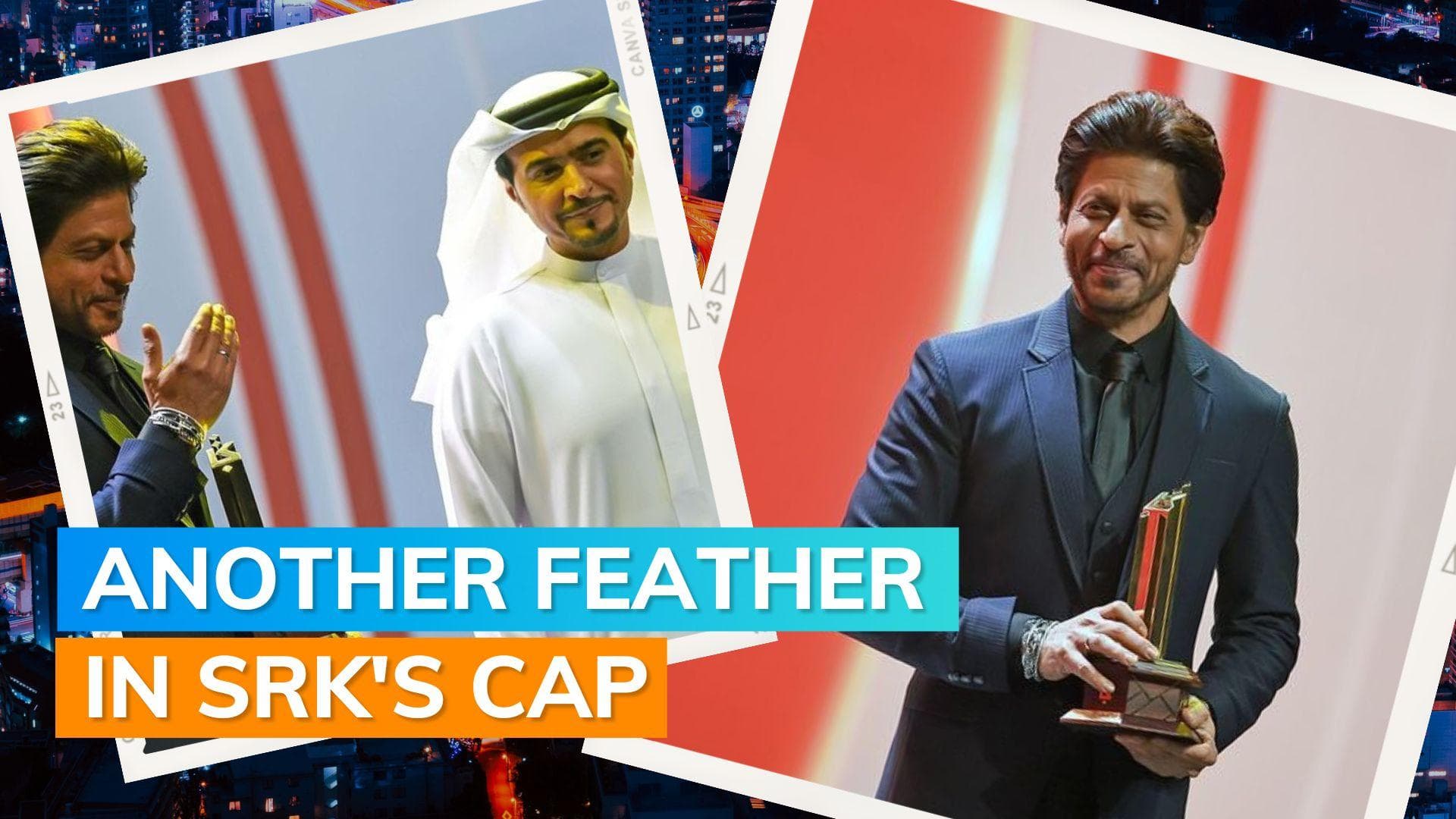 Shah Rukh Khan became the first person to receive 'Global Icon of Cinema and Cultural Narrative award'