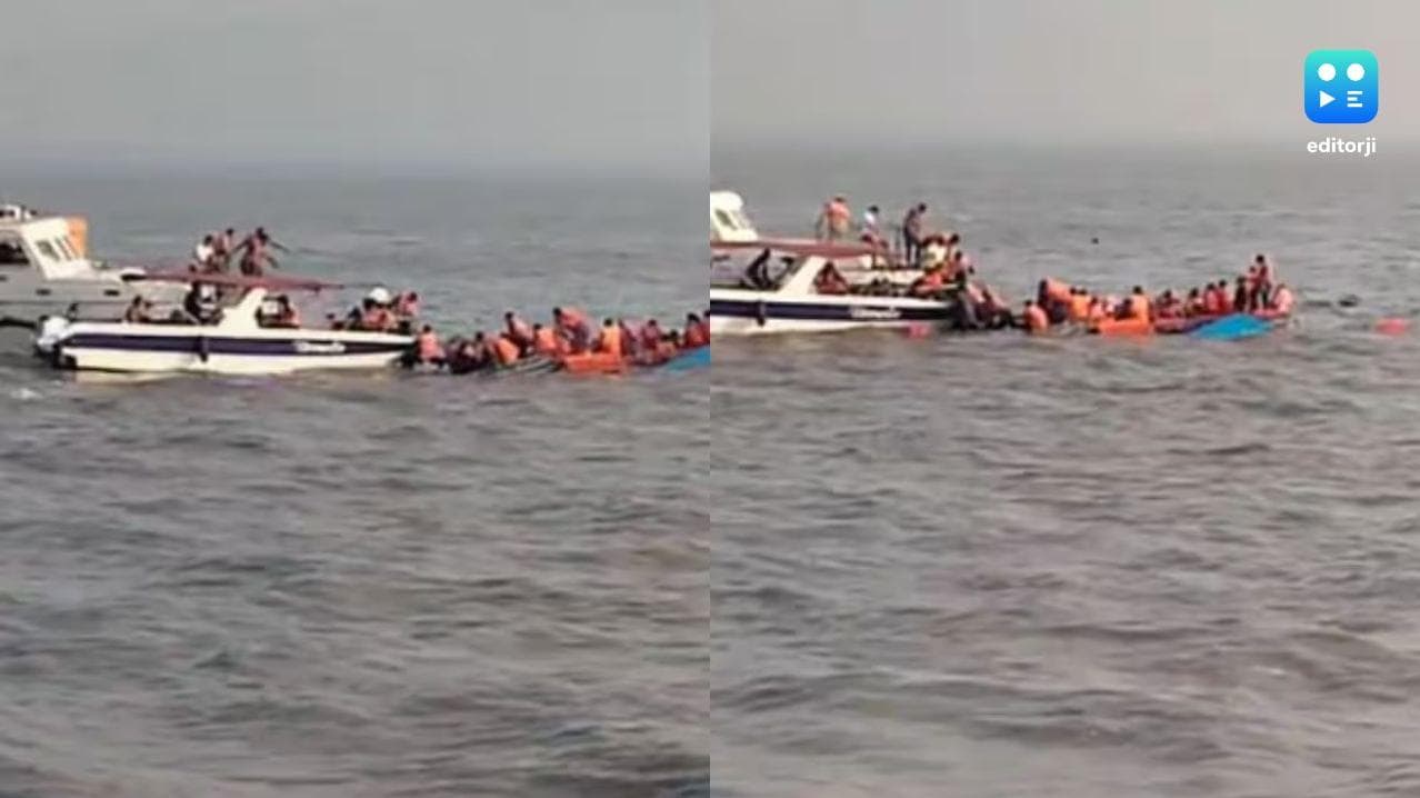 2 dead, 75 rescued after speed boat rams into ferry off Mumbai coast