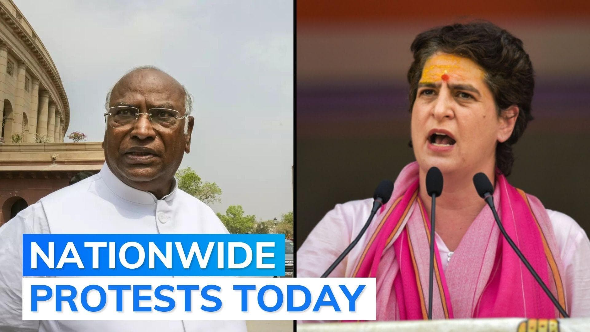 Congress 'satyagraha' today against Rahul Gandhi's disqualification