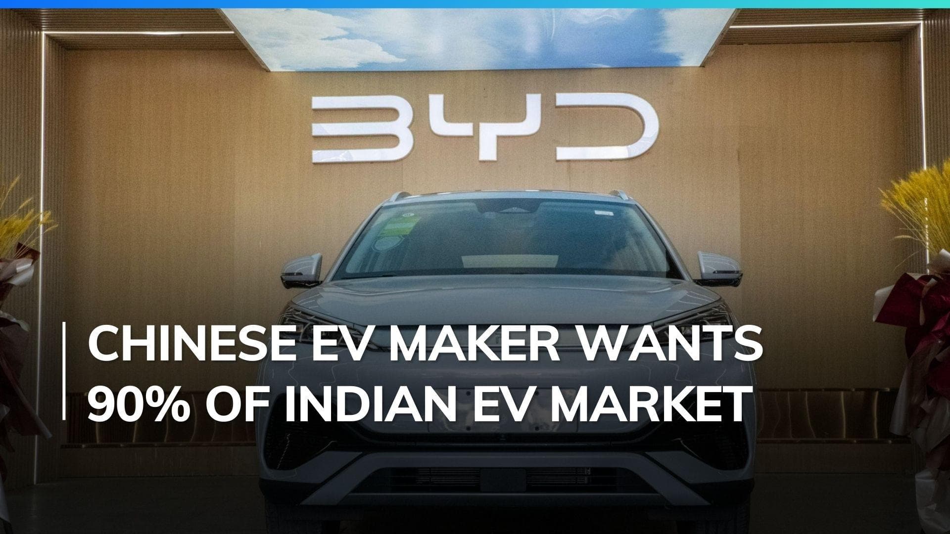 Chinese firm BYD plans to capture 90% of EV market in India this year