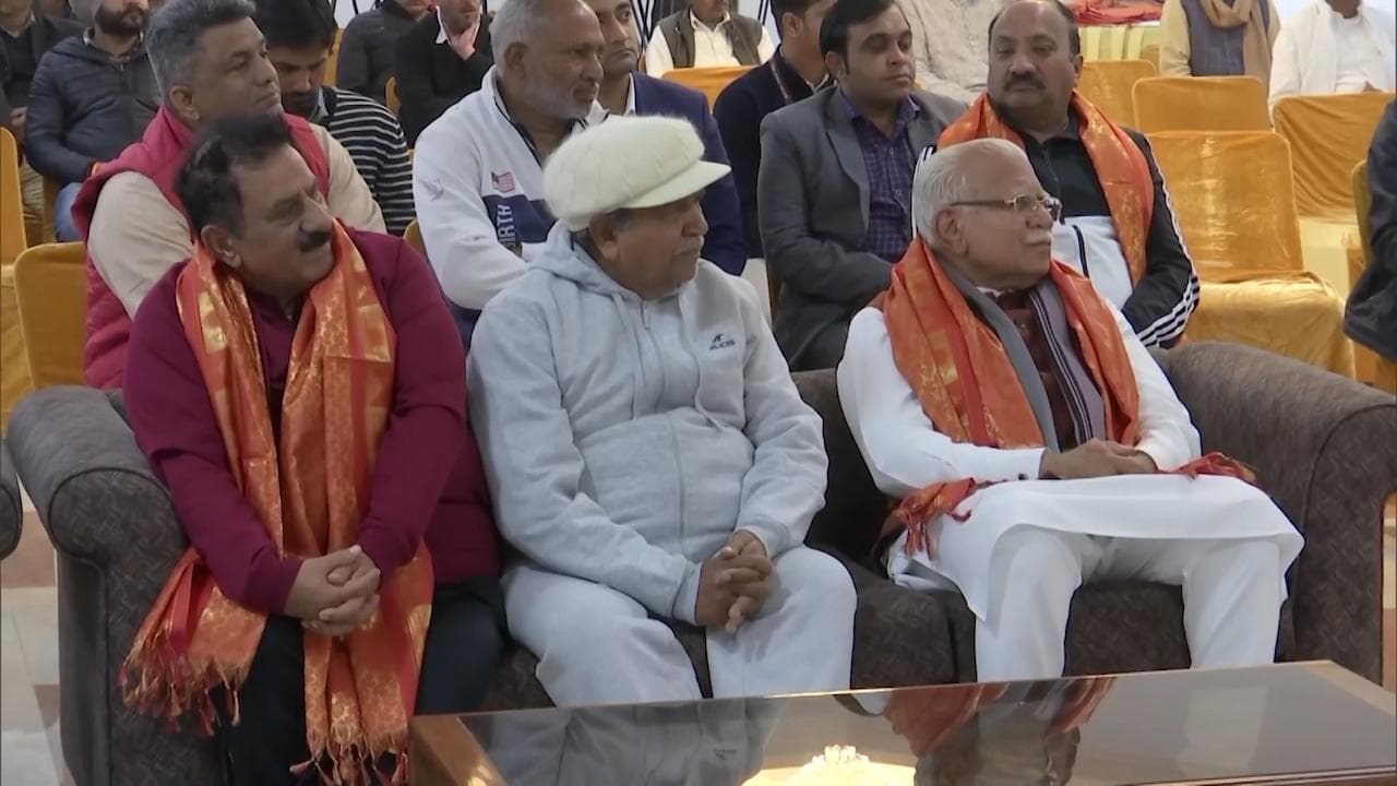 Yoga session organised for Haryana Vidhan Sabha members