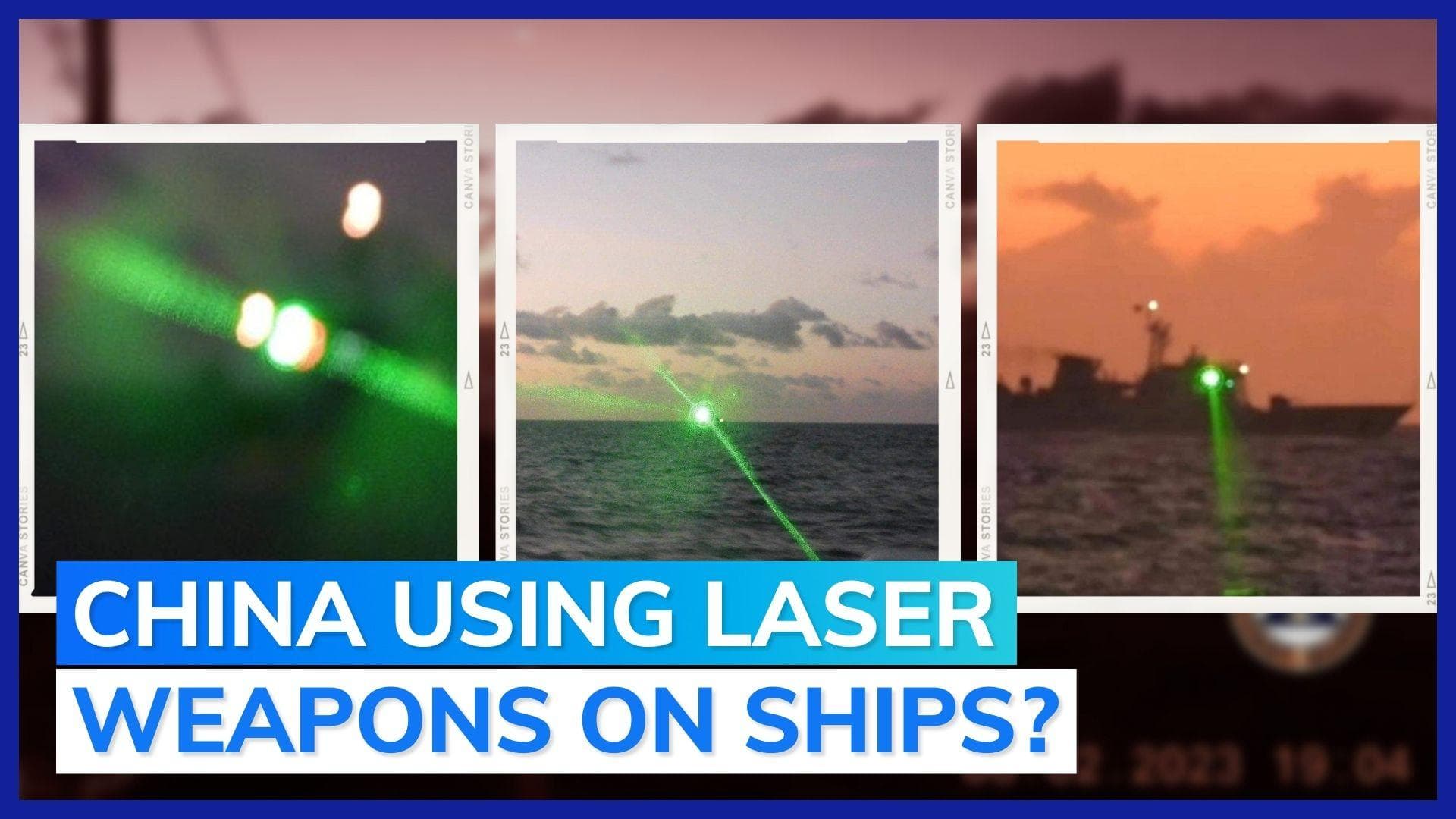 China used lasers to blind Philippine coast guard crew in disputed South China Sea: PCG's allegation