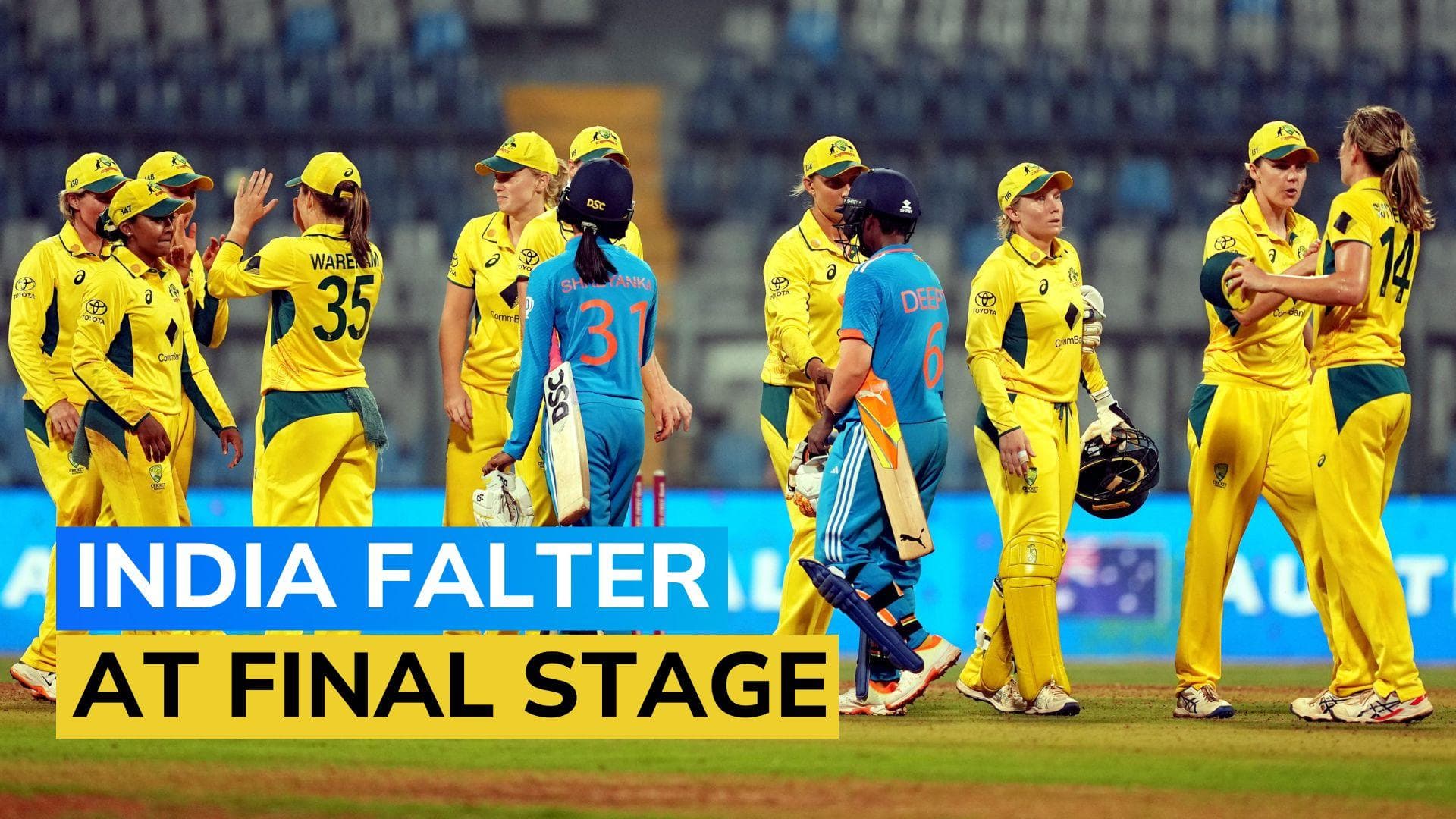 Australia beat India to clinch 3-match ODI series 2-0 after nail-biting finish | IND-W vs AUS-W