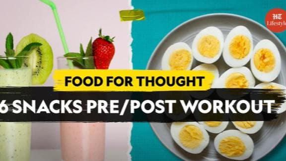 6 snacks pre/post workout | Food for thought