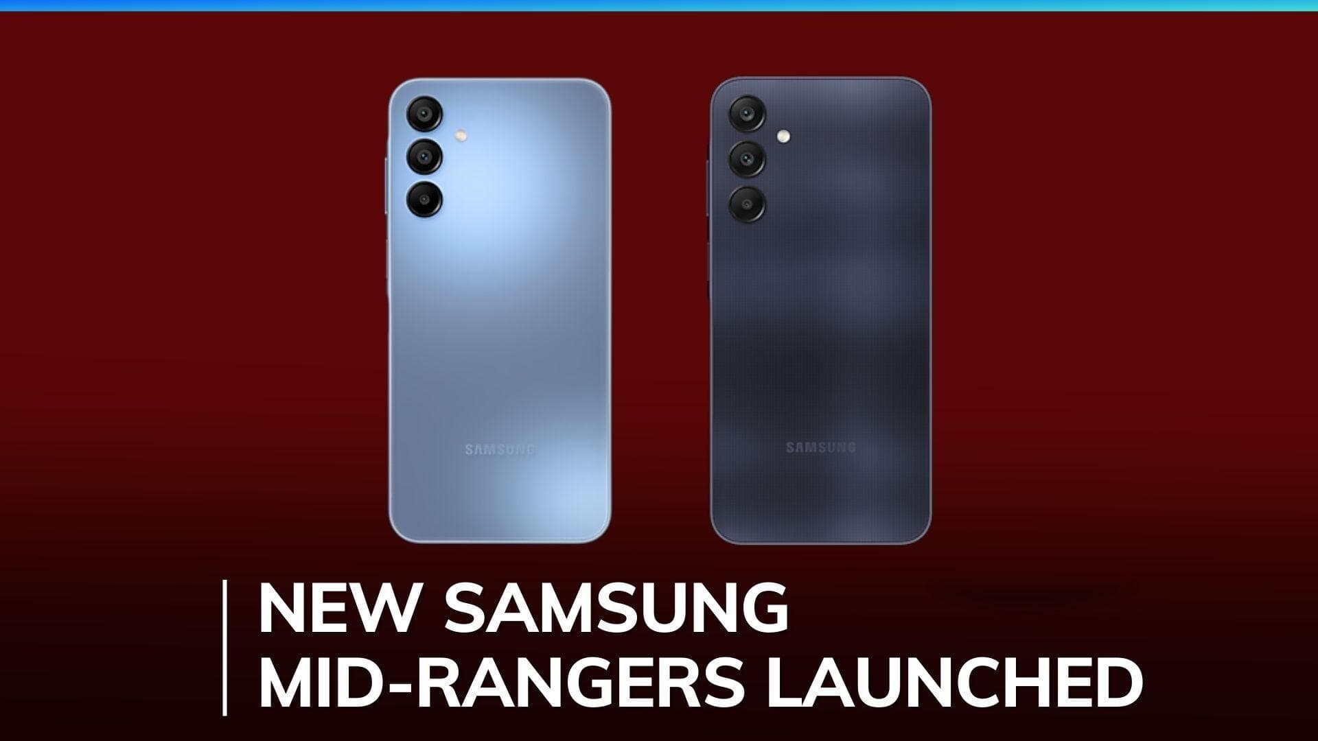 Samsung Galaxy A15, Galaxy A25 launched in India: See price, launch offers, specifications