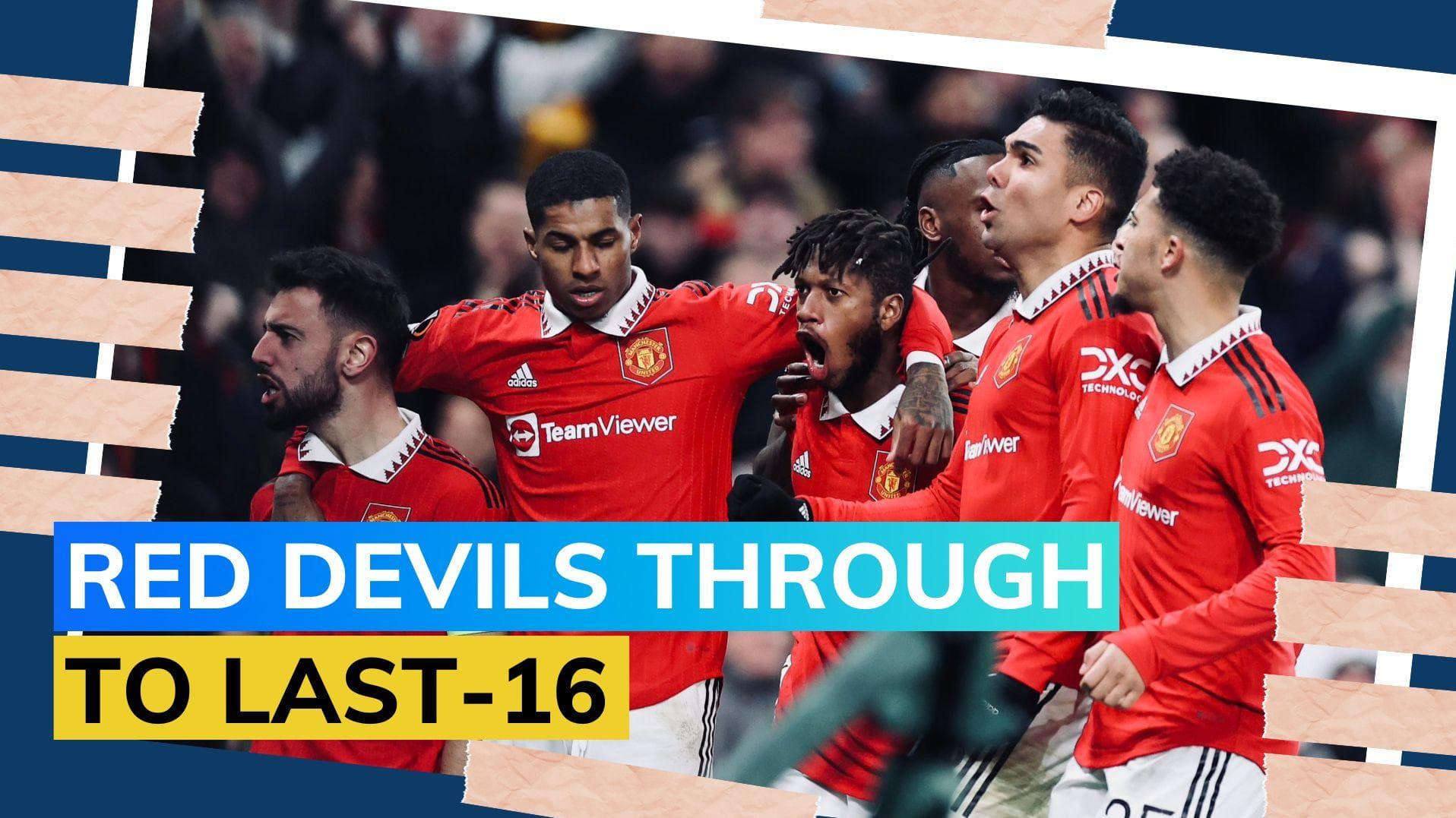 Europa League: Antony stars as Manchester United knock Barcelona out with 2-1 win