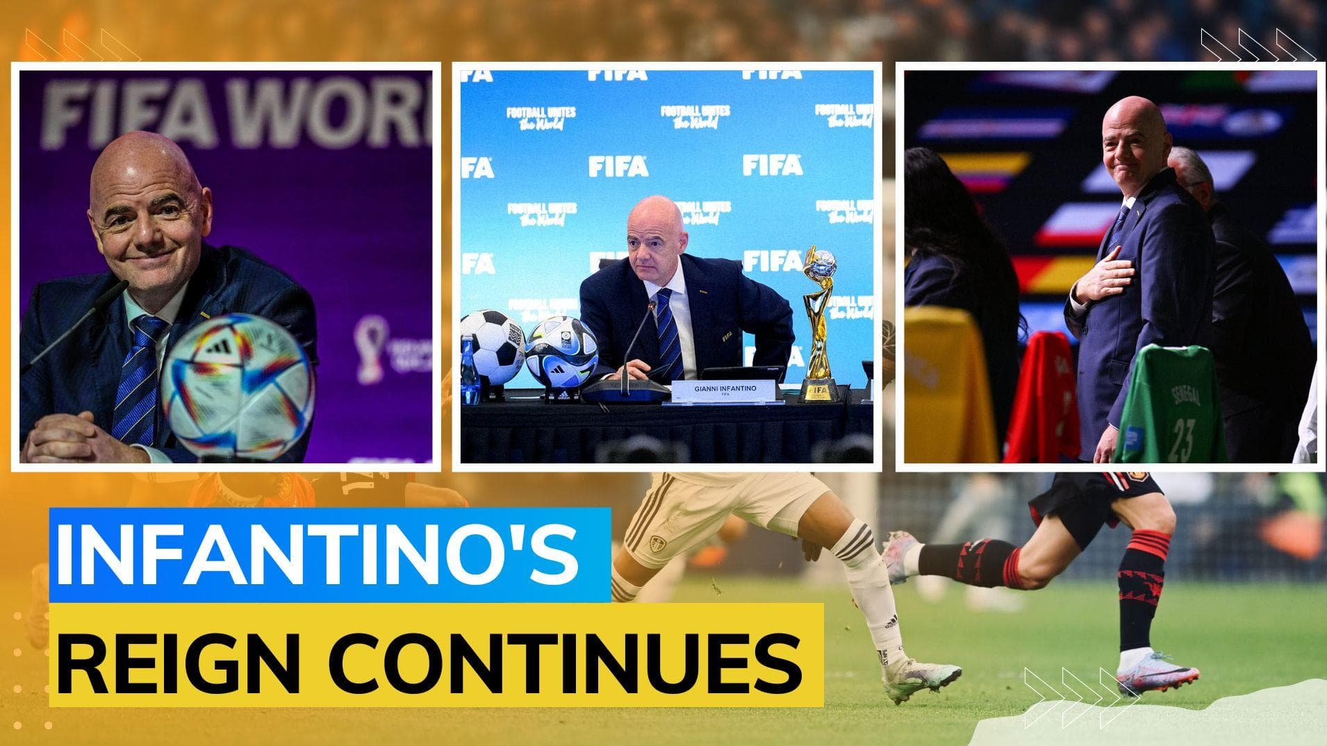 Gianni Infantino re-elected FIFA president until 2027