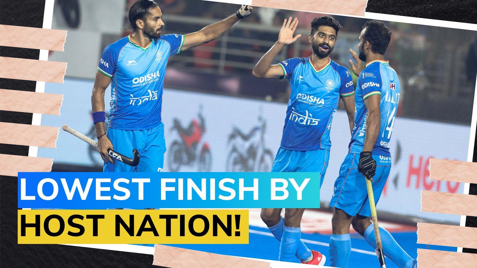 Men's Hockey World Cup: India beat South Africa 5-2 to finish joint ninth 