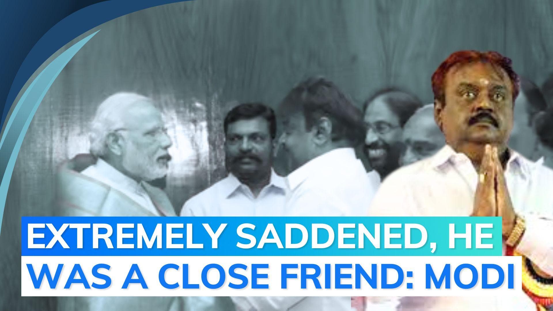 Tributes pour in for Vijayakanth, Tamil Nadu announces state honours for funeral