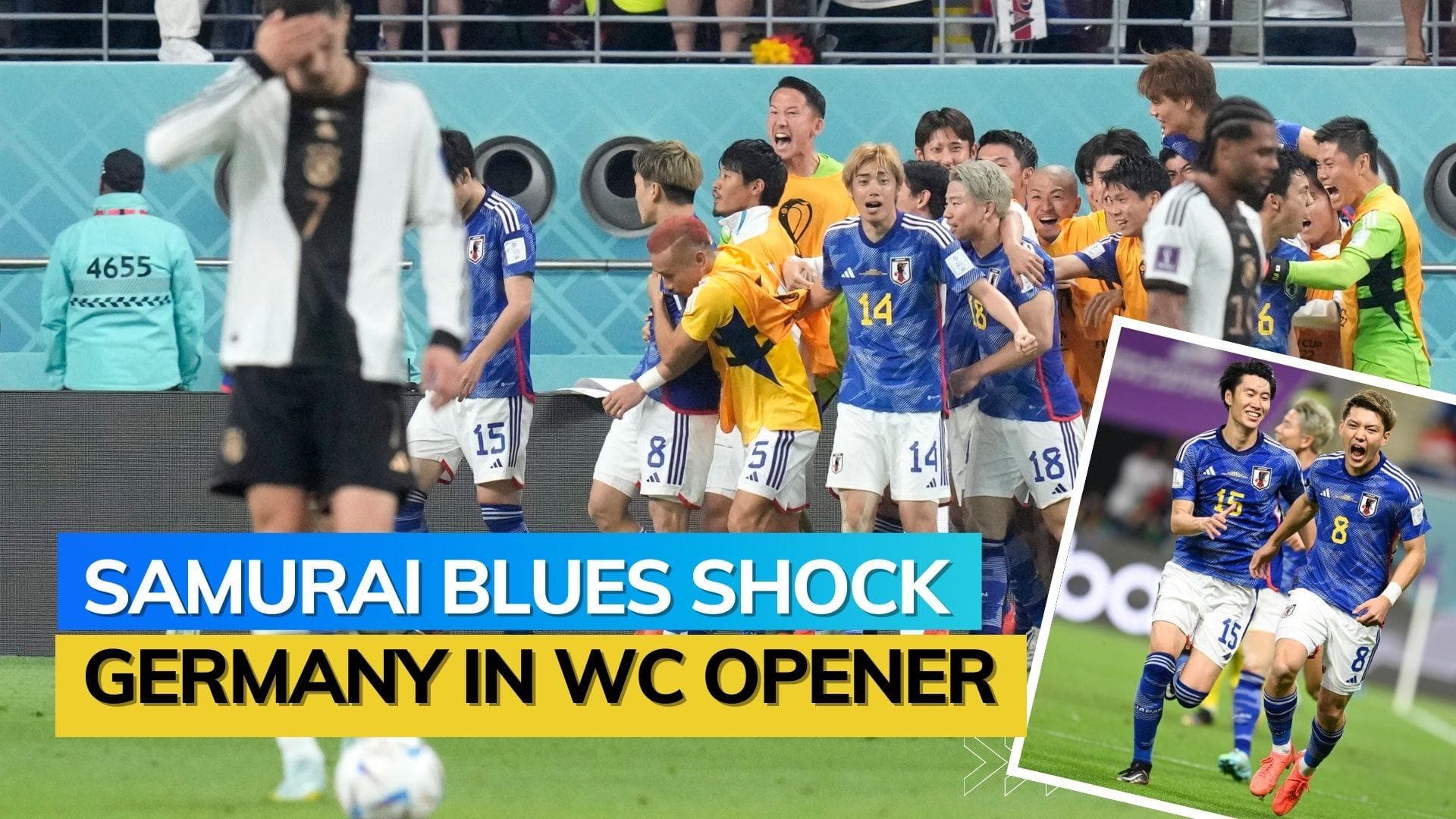 FIFA World Cup 2022 GER vs JPN: Die Mannschaft fall to a shock 2-1 defeat against Japan