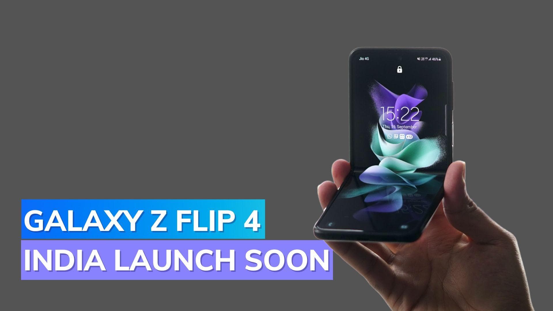 Samsung Galaxy Z Flip 4 India launch around the corner